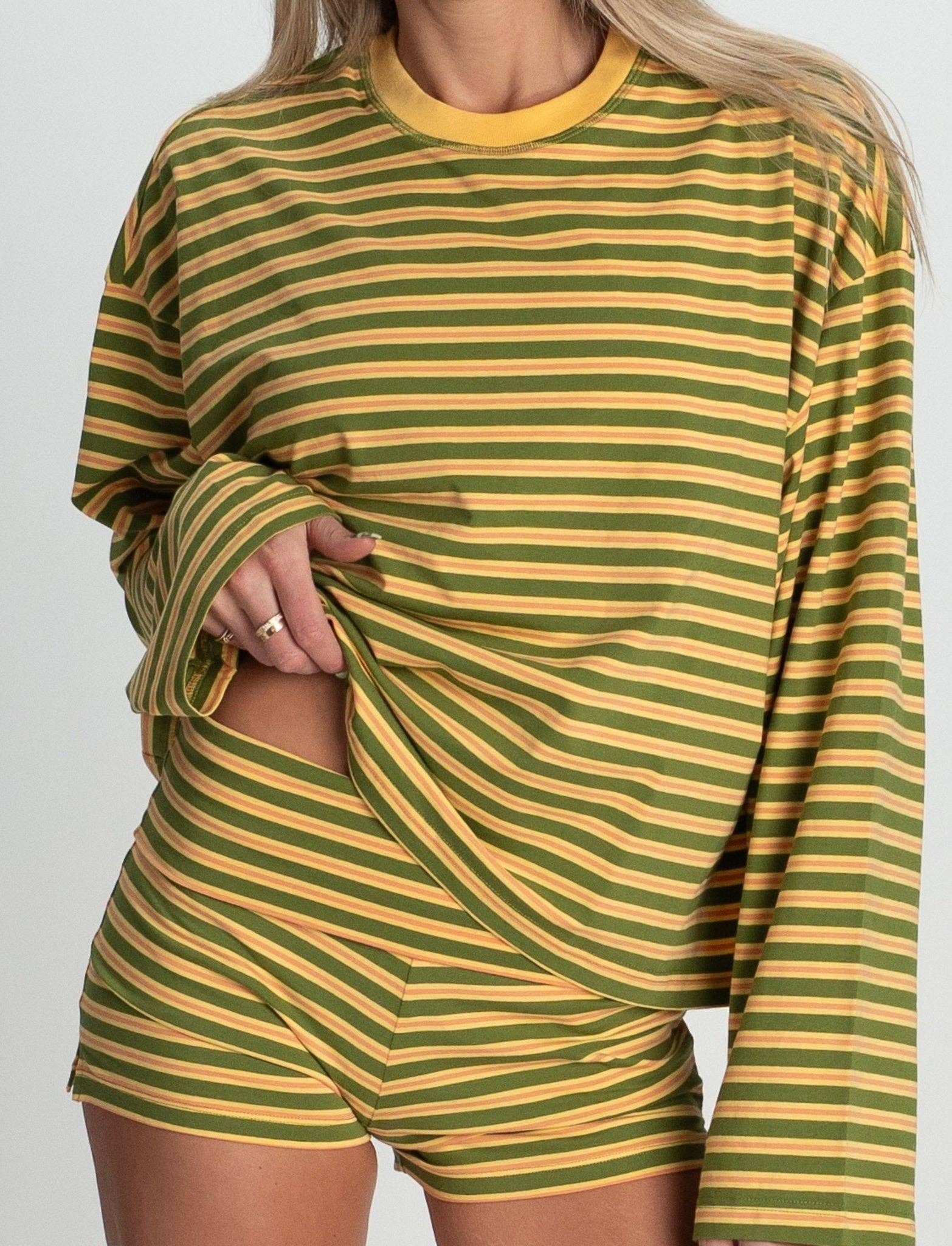 Apres June | Striped Long Sleeve | Melon