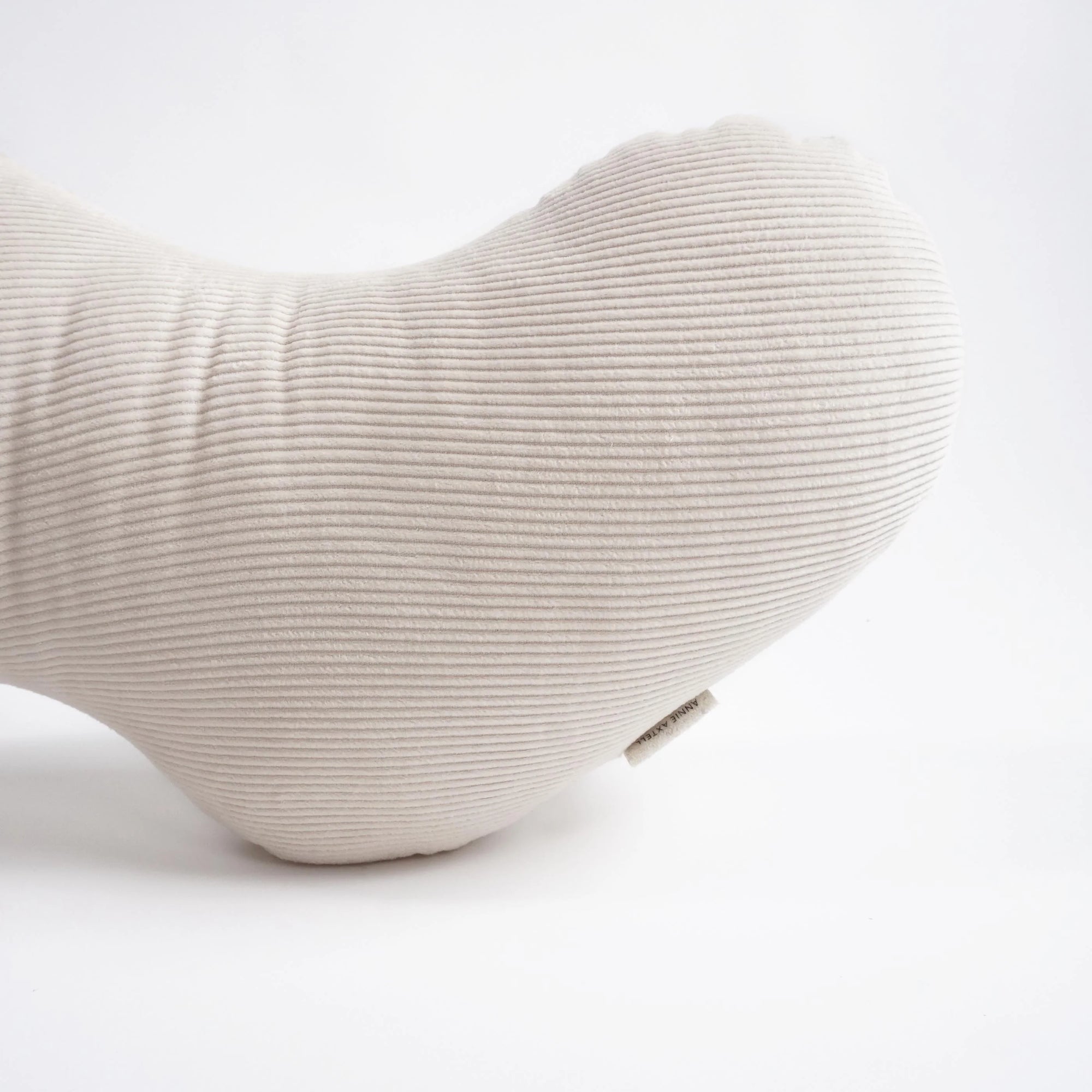 Annie Axtell Wiggle Pillow | Cream Corduroy