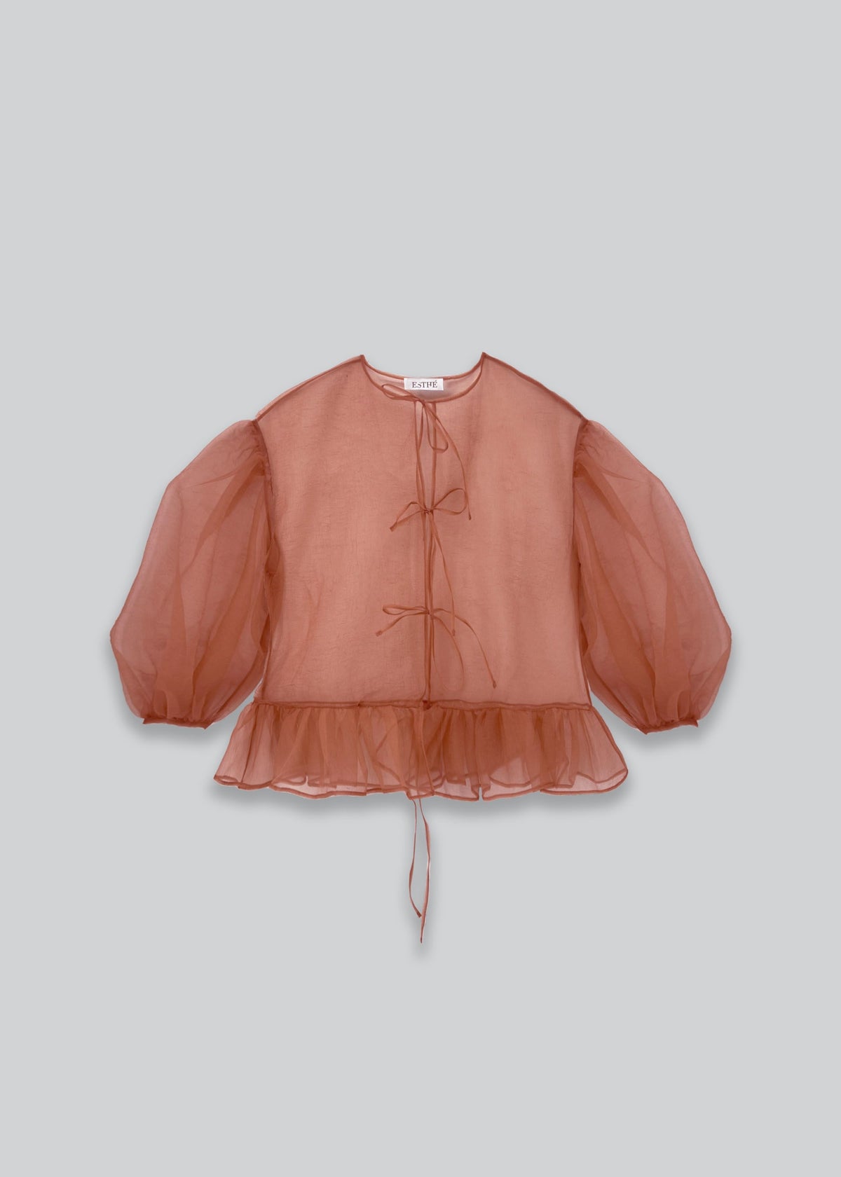 Esthé | Volume Organza Bow Top | Cork