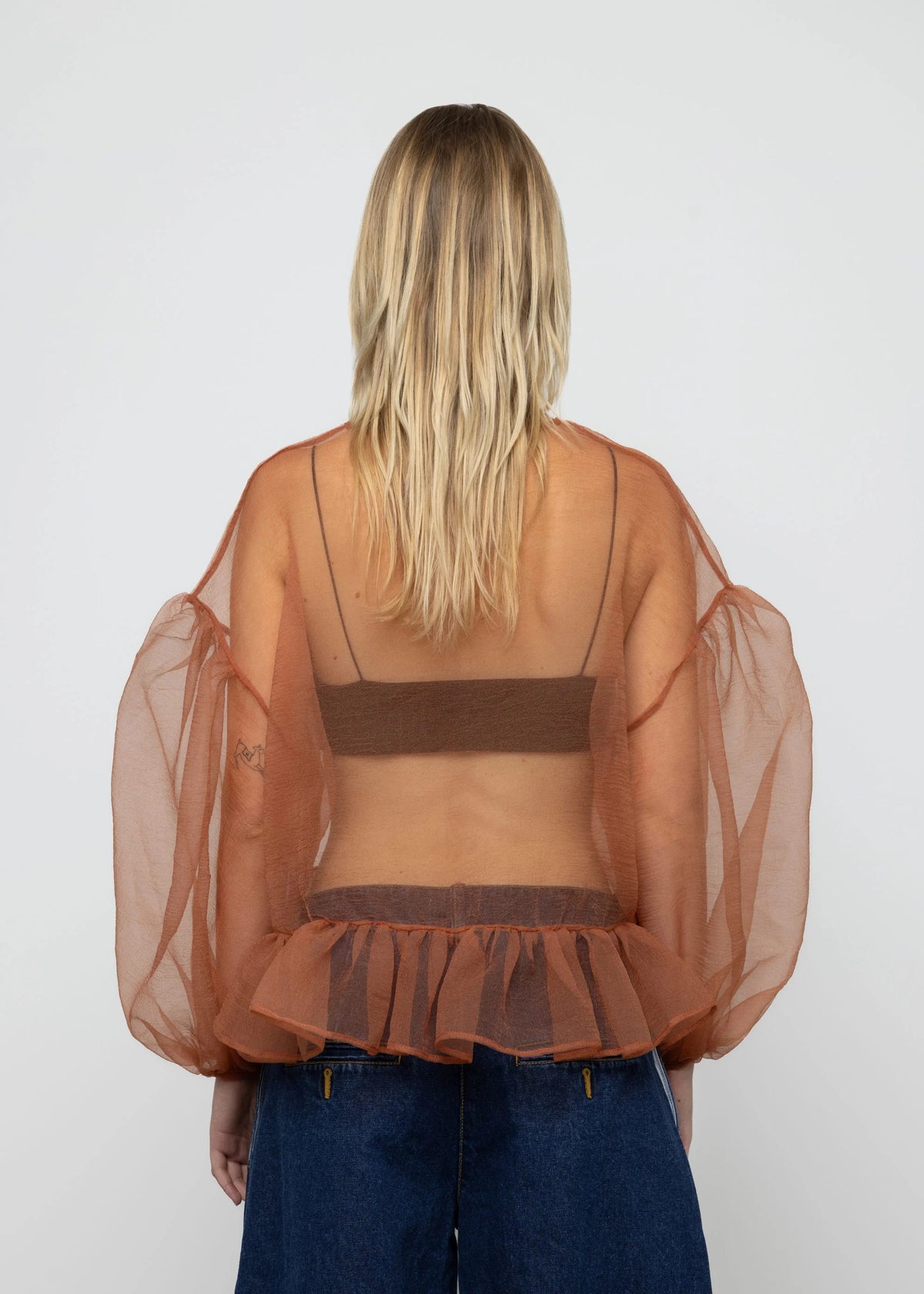 Esthé | Volume Organza Bow Top | Cork