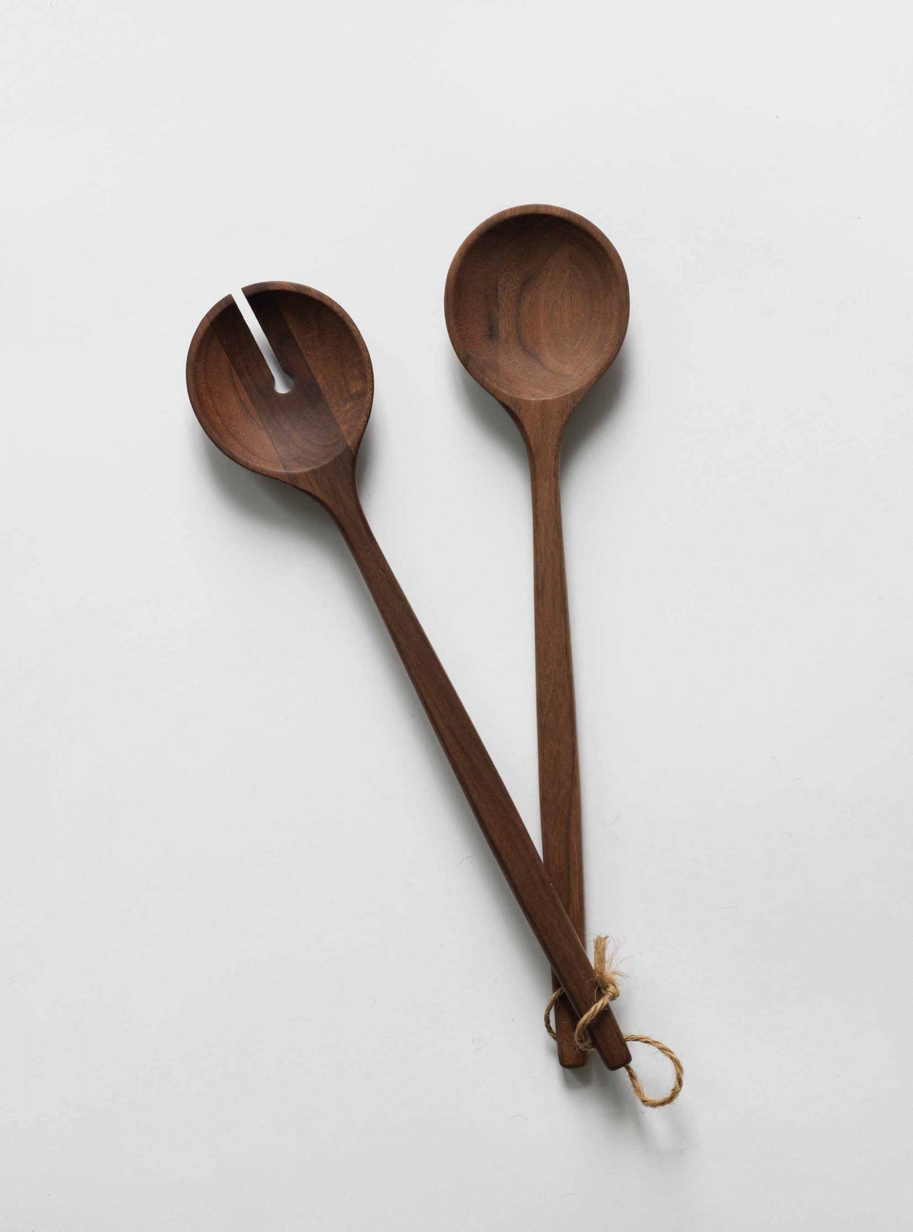 Walnut Serving Spoons