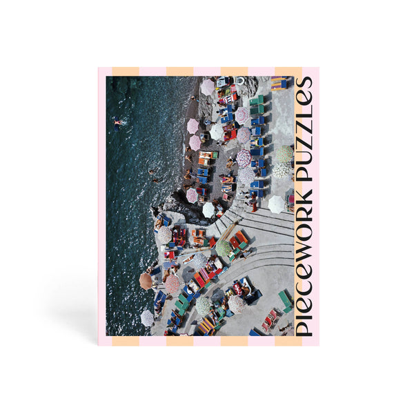 Piecework Puzzle | Slim Aarons Positano Beach