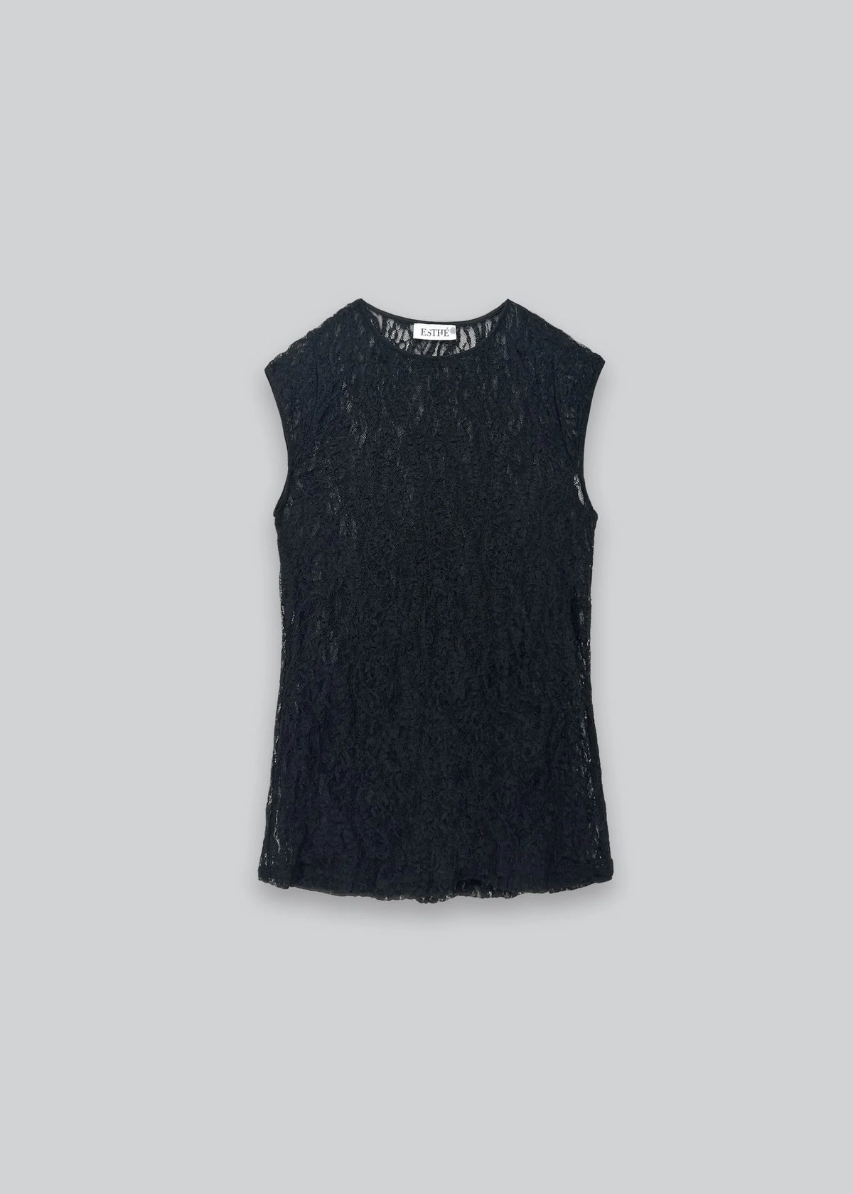 Esthé | Lace Baby Tee | Black