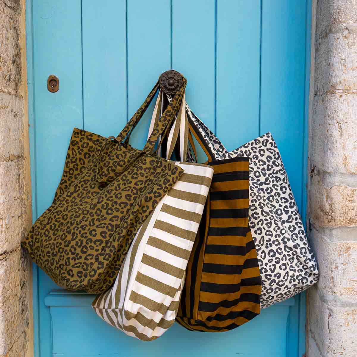 The Tote| Cumin Stripe