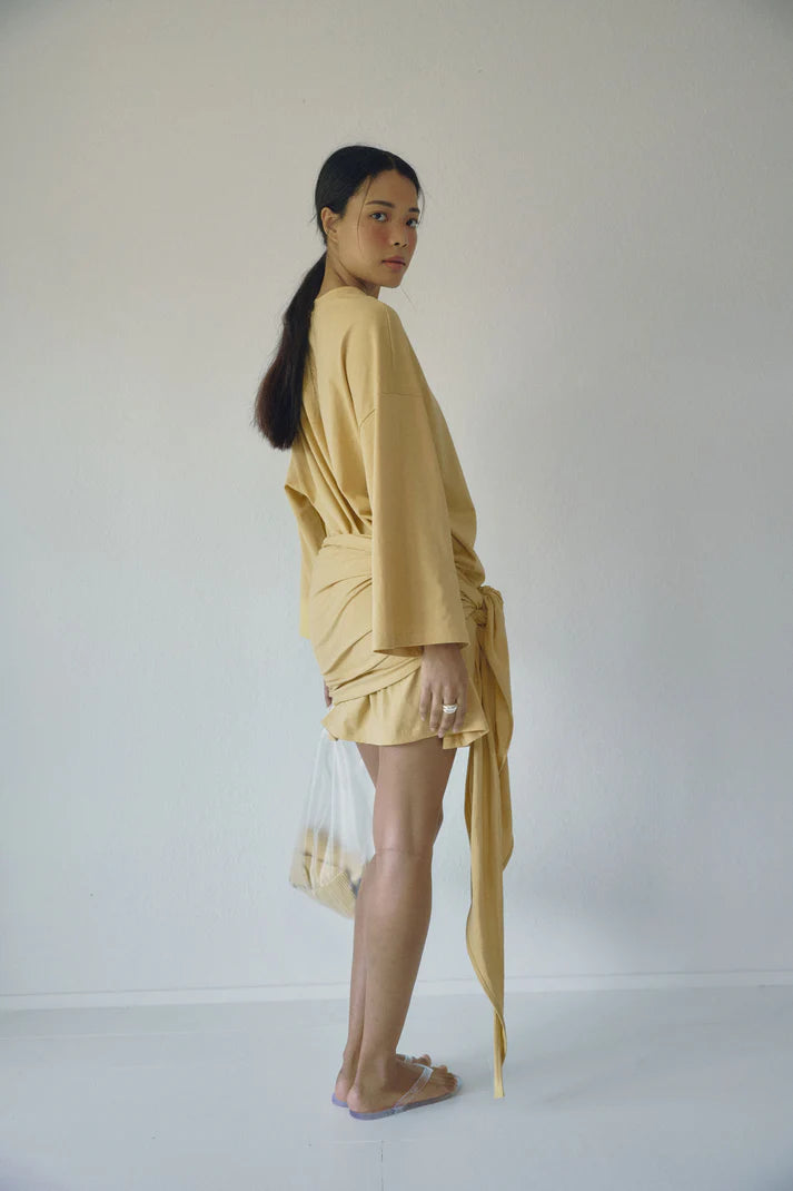 Bohème | The Wrap Dress | Wheat