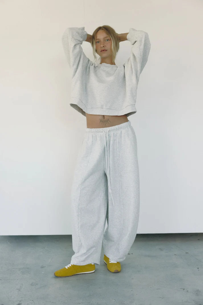 Bohème | Barrel Sweat Pant | Grey