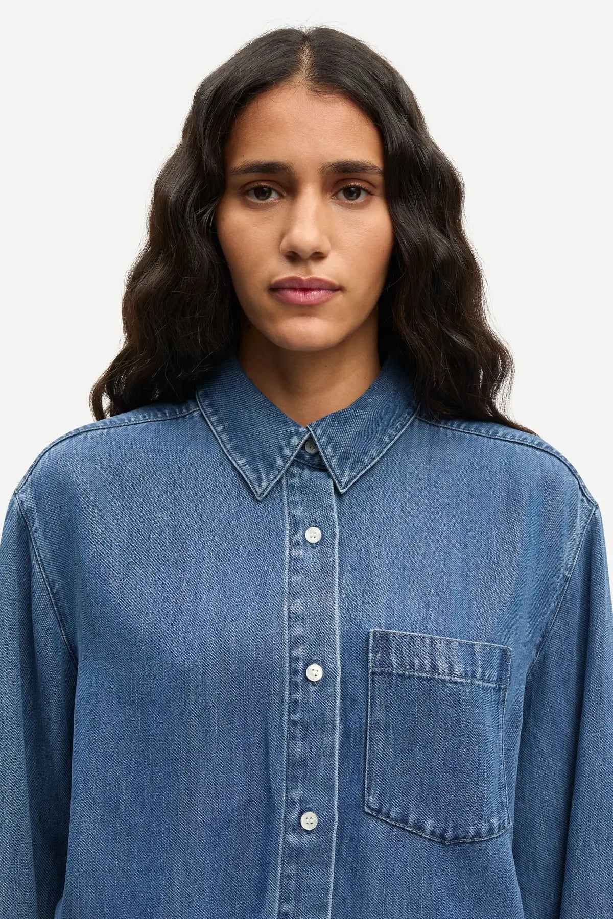Samsoe Samsoe | Sasky Wrap Dress | Denim