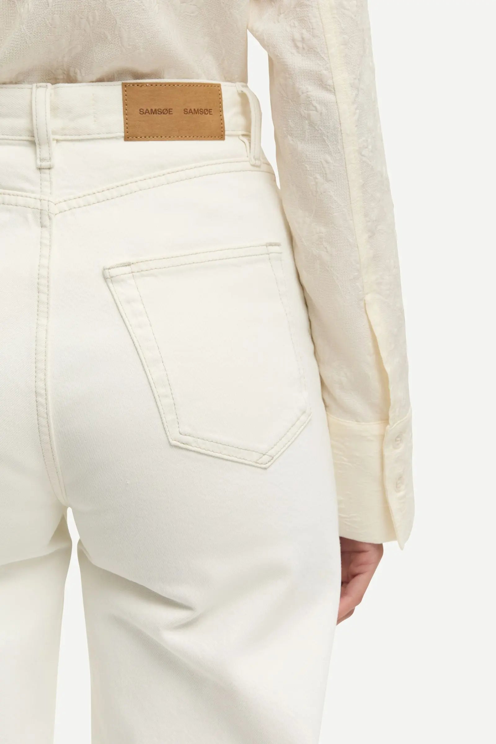 Samsoe Samsoe | Sarebecca Jeans | Chalk
