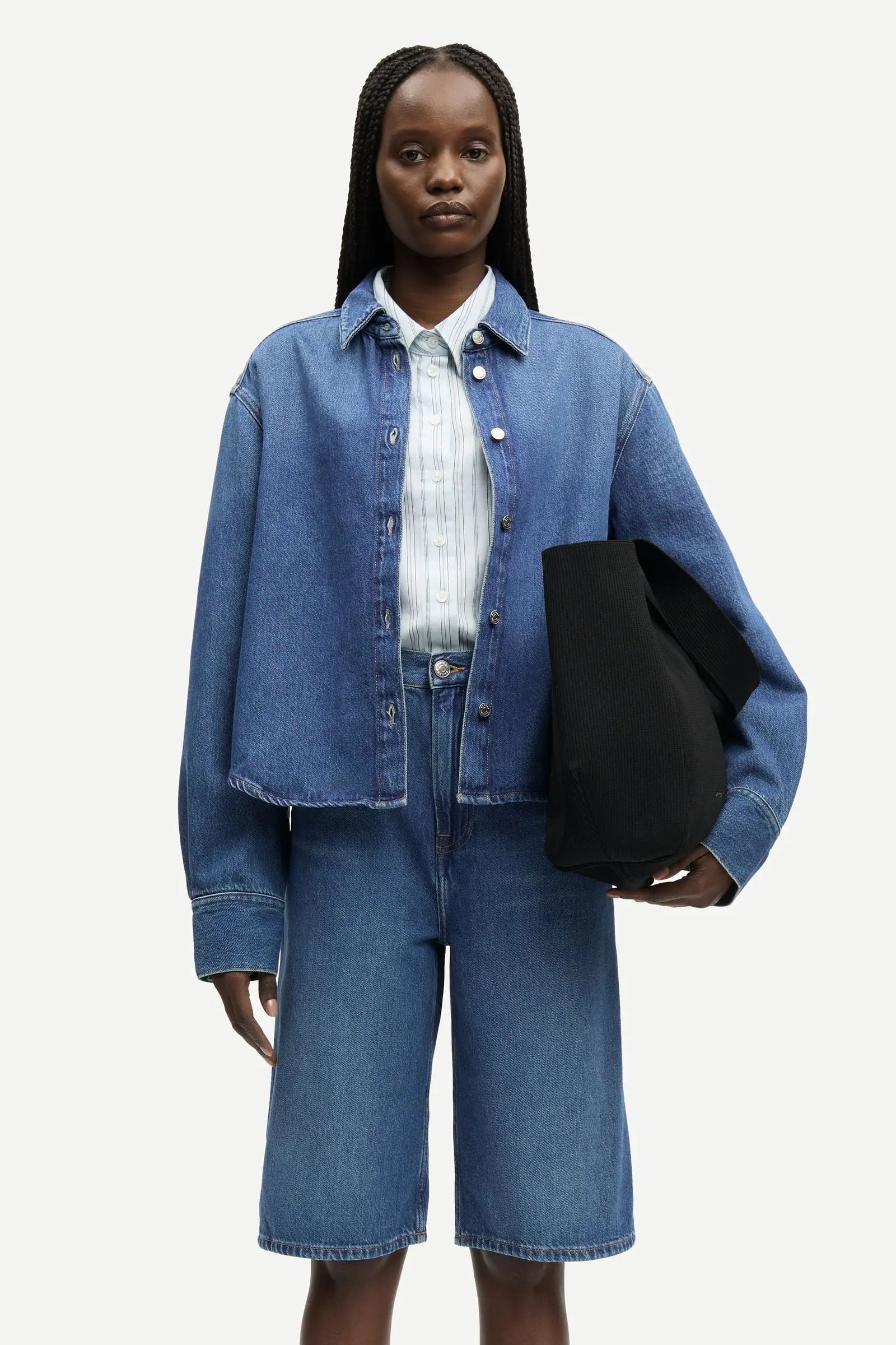 Samsoe Samsoe | Sacelia Denim Shirt | Fluid Denim