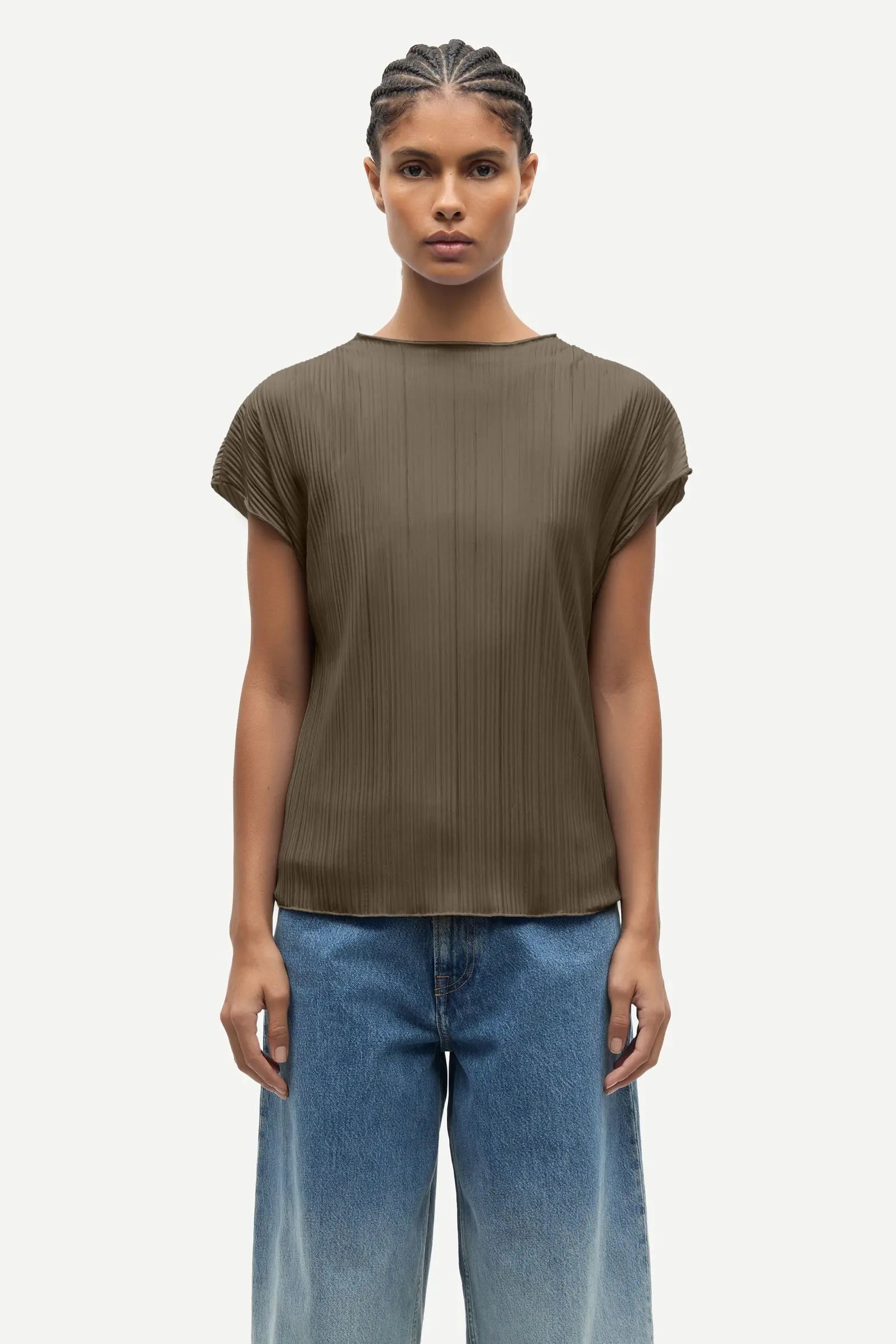 Samsoe Samsoe | Sauma Top | Major Brown