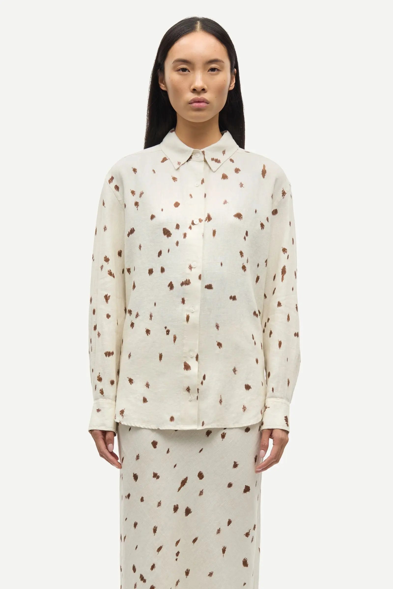 Samsoe Samsoe | Saloves Linen Shirt | Stray Dot