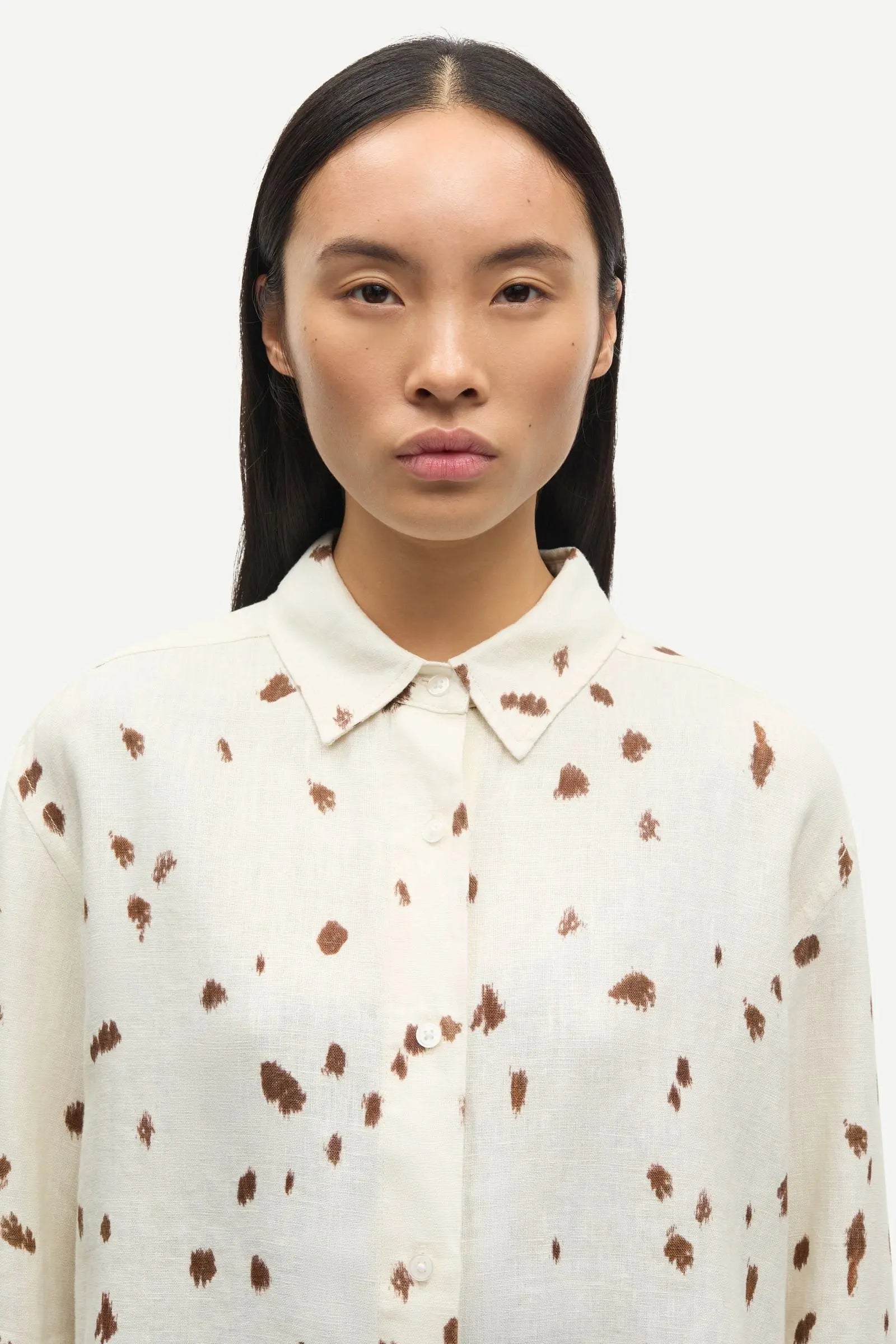 Samsoe Samsoe | Saloves Linen Shirt | Stray Dot