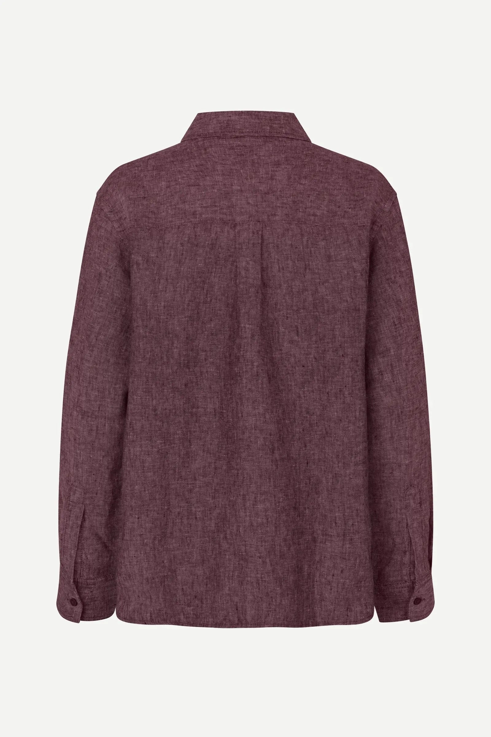 Samsoe Samsoe | Saloves Linen Shirt | Fudge