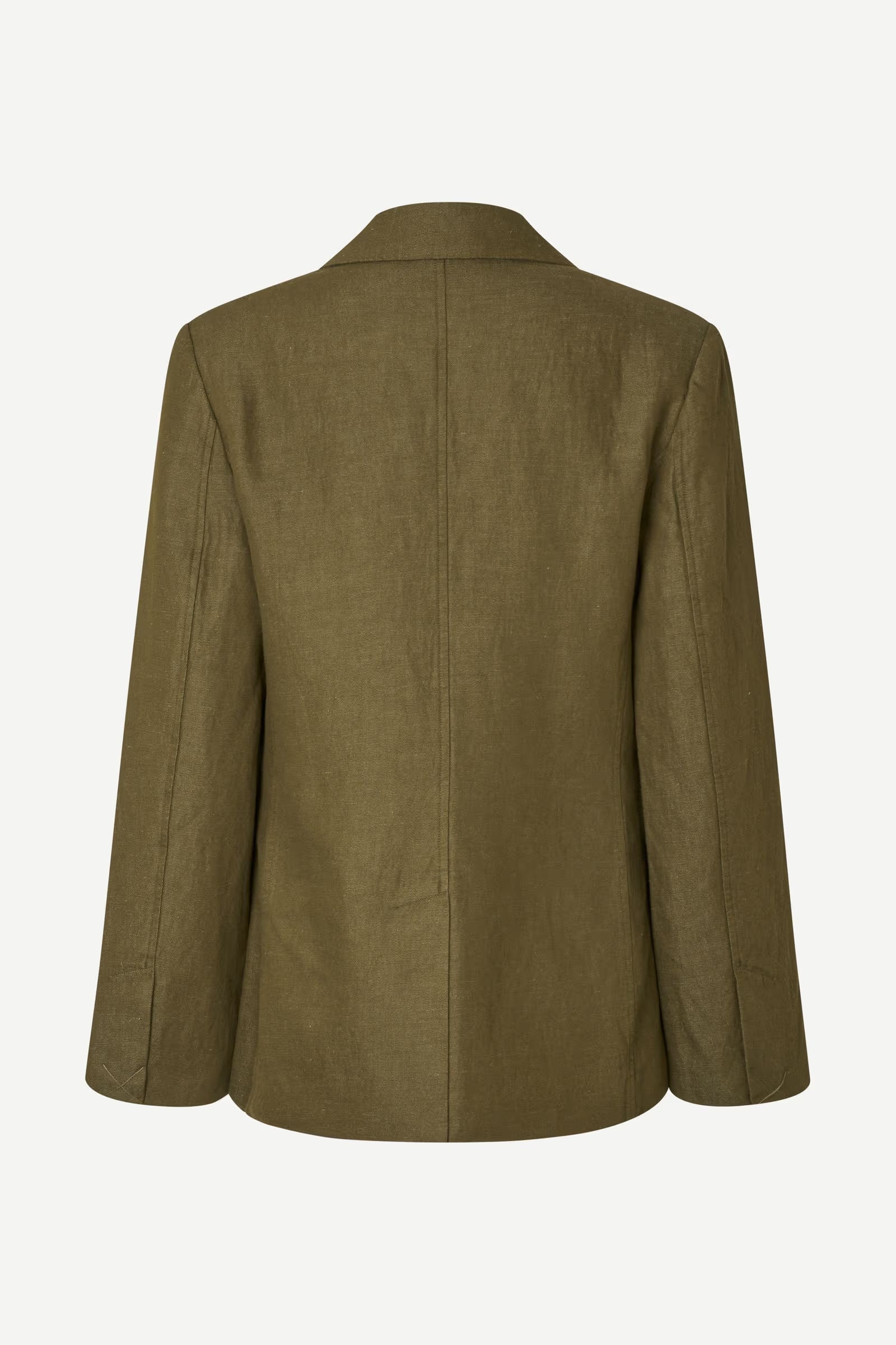 Samsoe Samsoe | Cotton Linen Blazer | Overland Green - Paloma