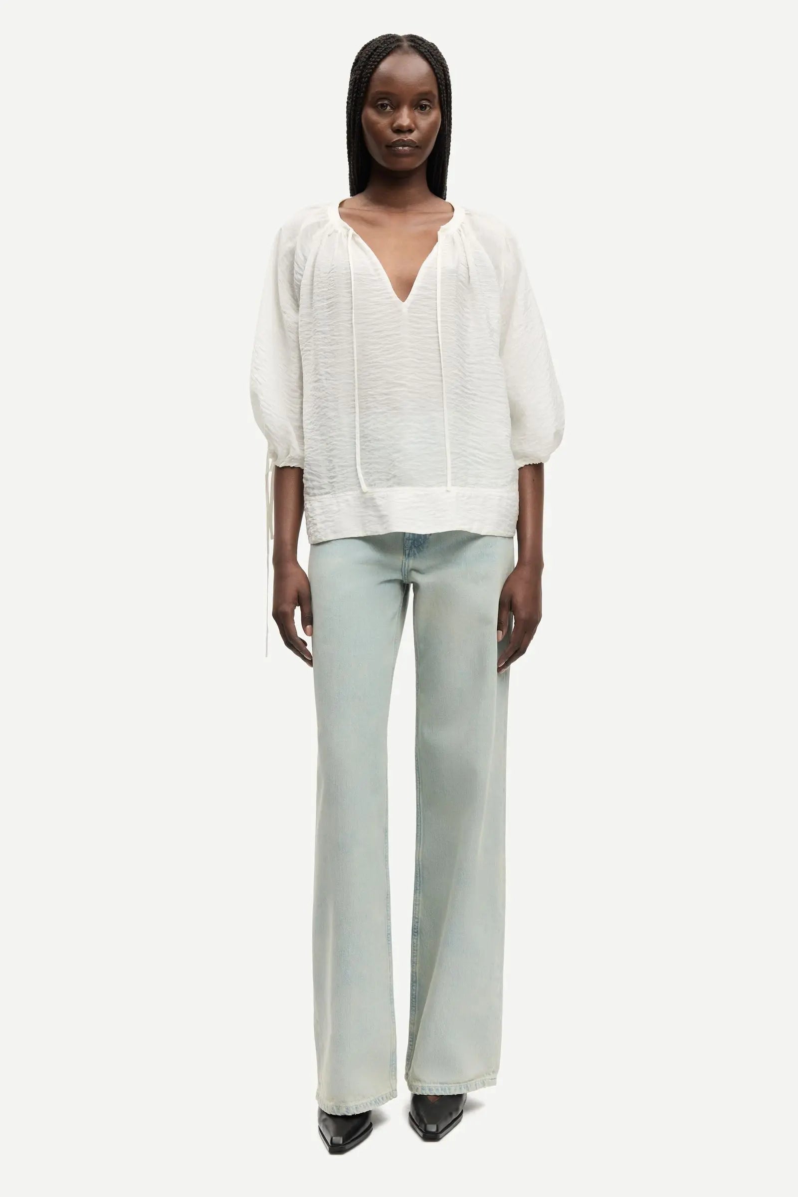 Samsoe Samsoe | Samatera Blouse | Egret