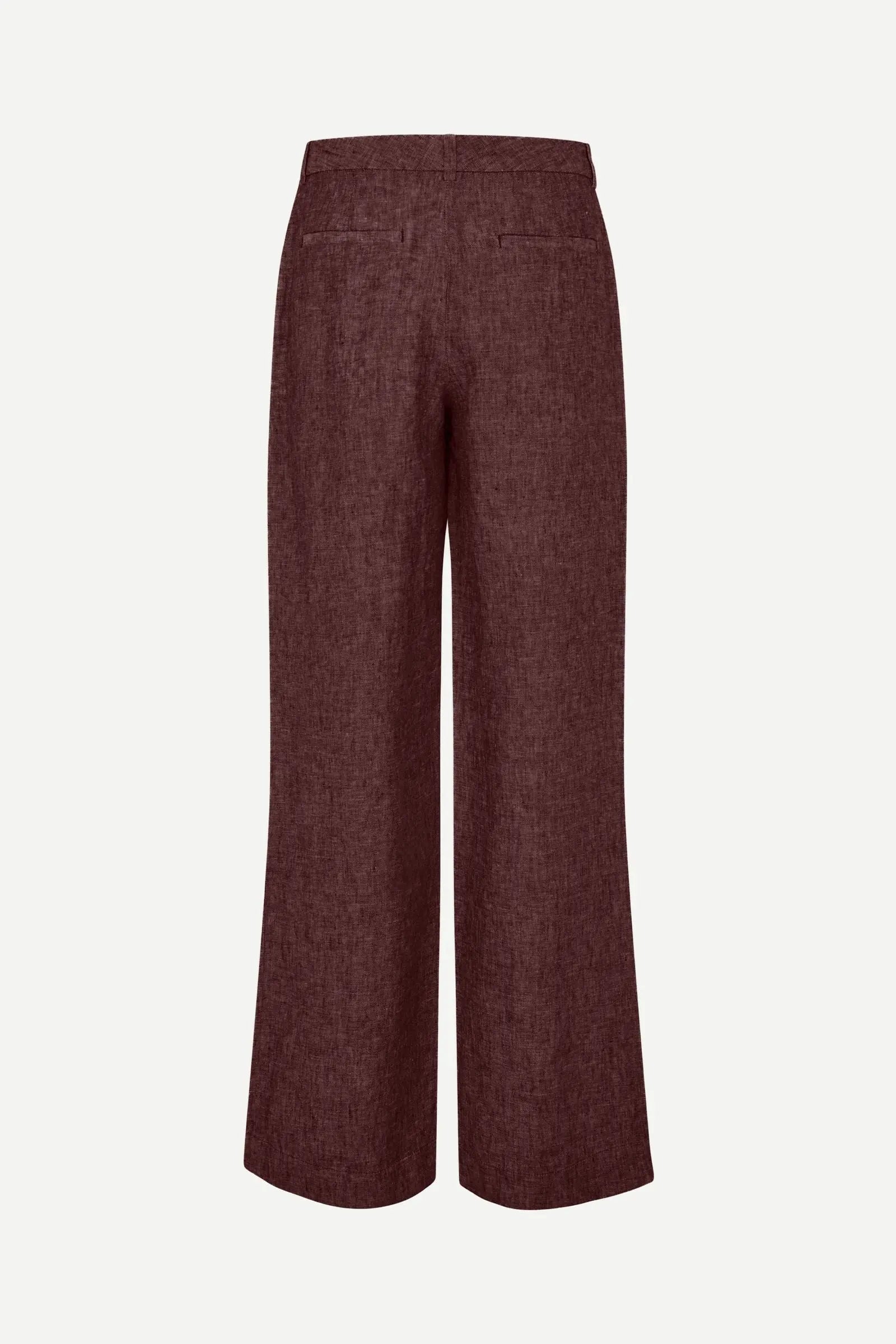 Samsoe Samsoe | Salara Linen Trouser | Fudge