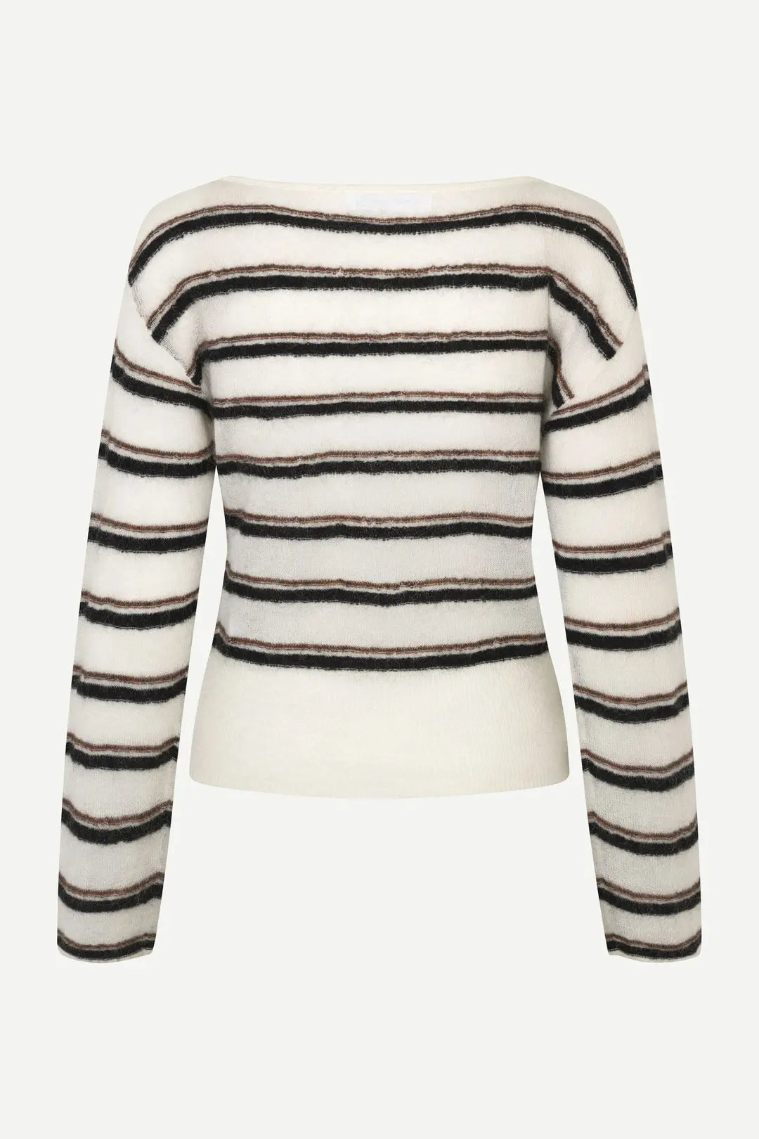 Samsoe Samsoe | Sapoppie LS Sweater | Egret Stripe