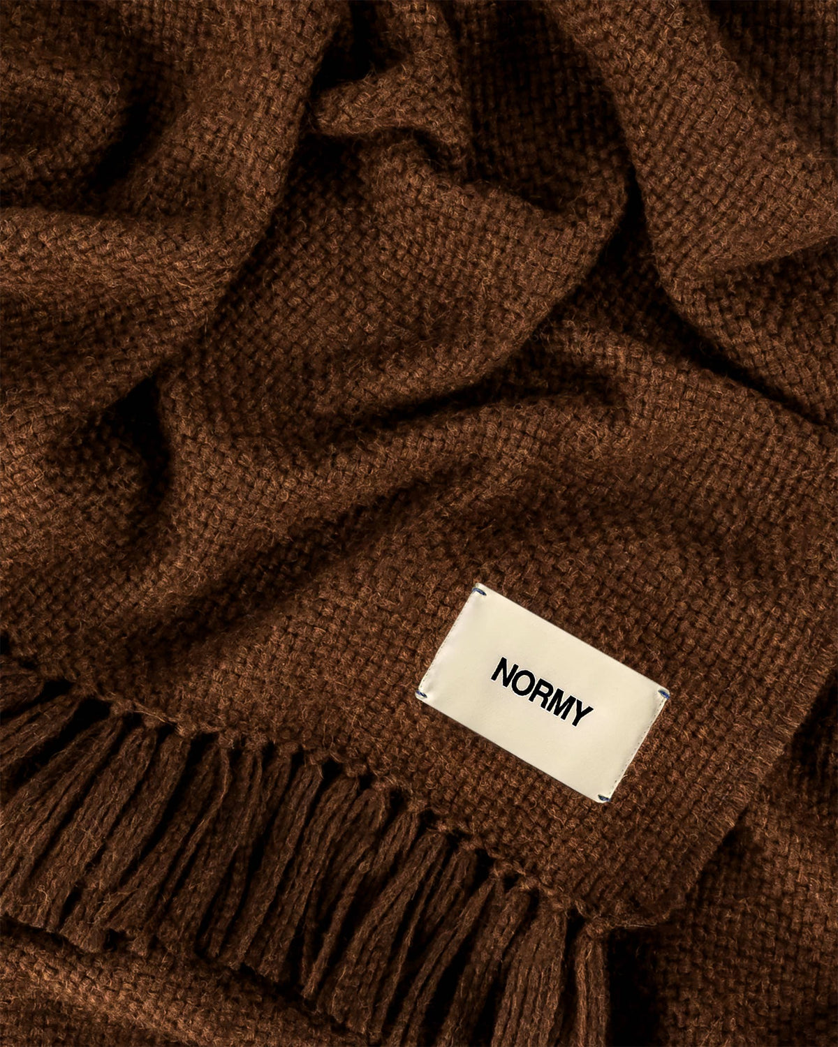 Normy | Alpaca Wool Blanket | Cocoa