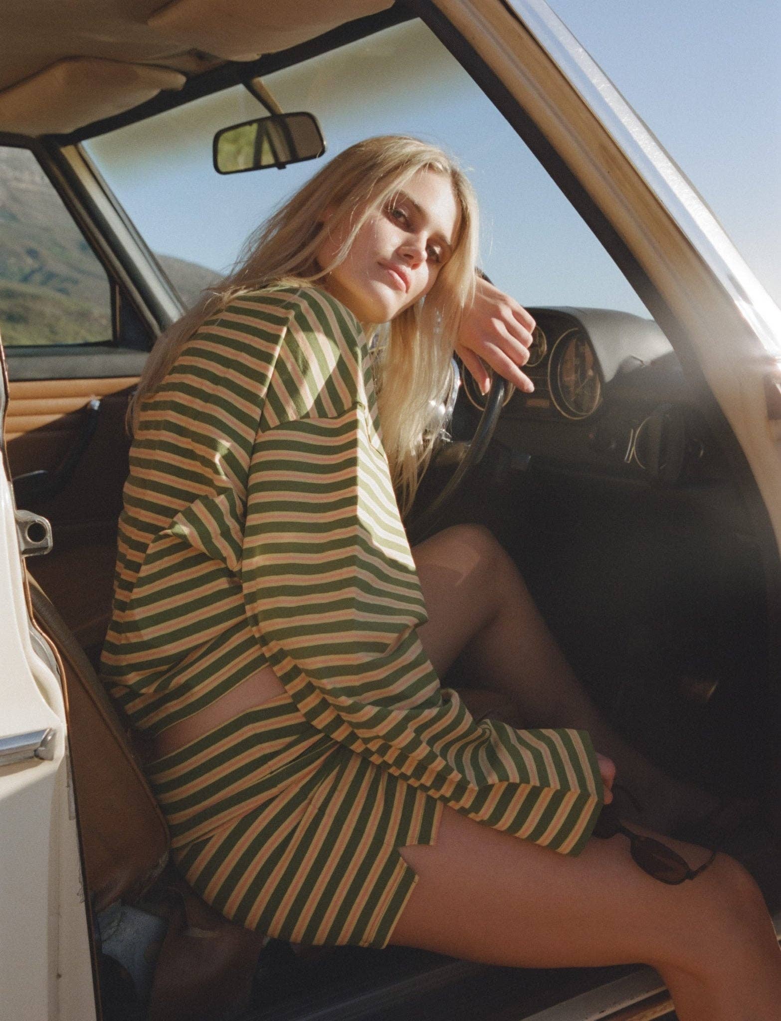 Apres June | Striped Long Sleeve | Melon