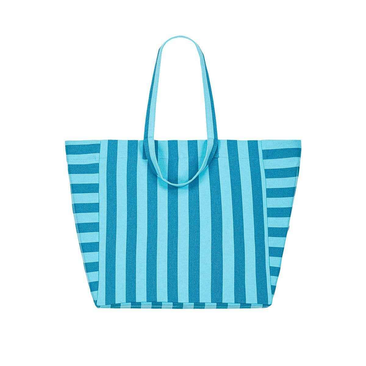 The Big Bag | Capri Blue Tahitian Stripe