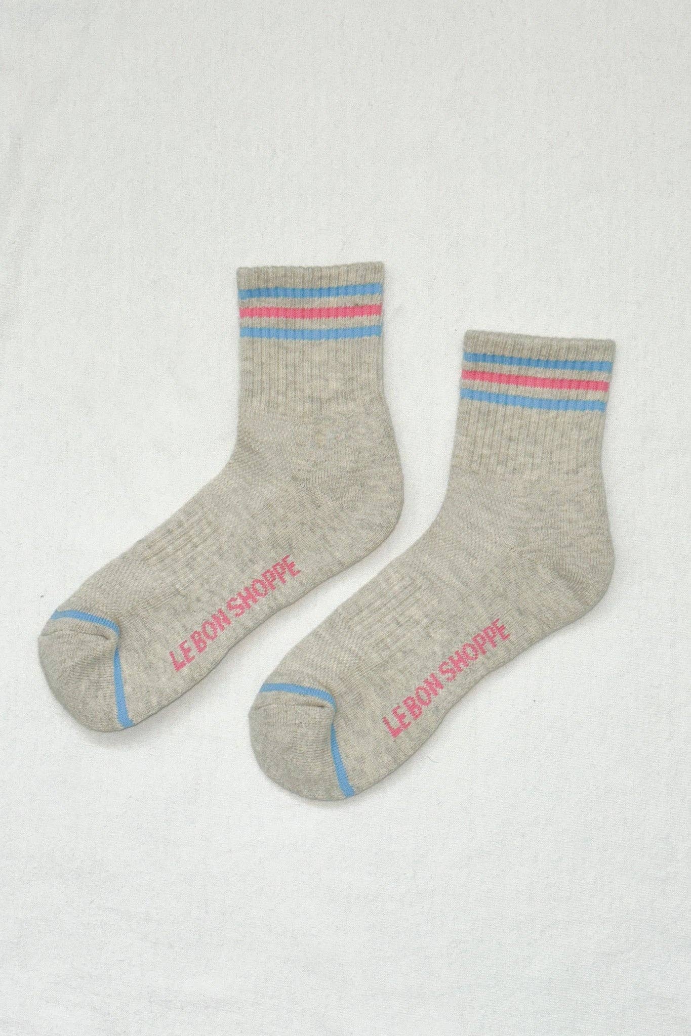 Le Bon Shoppe | Girlfriend Sock | Bright Grey
