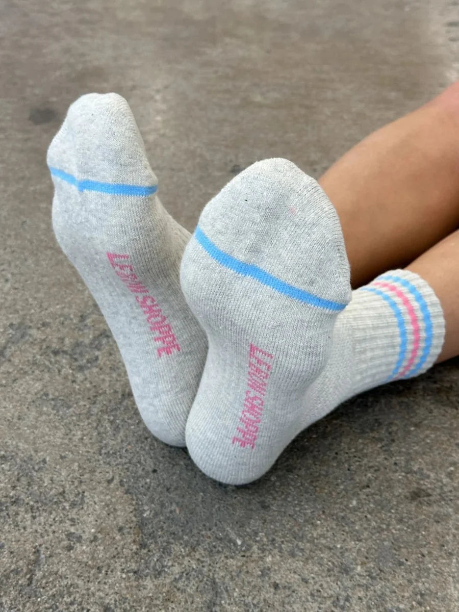 Le Bon Shoppe | Girlfriend Sock | Bright Grey