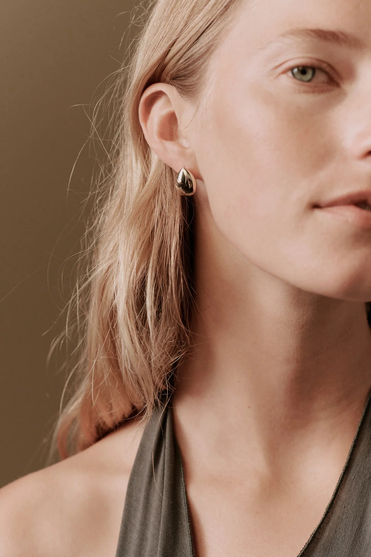 THEIR| Hannah Teardrop Studs | Gold