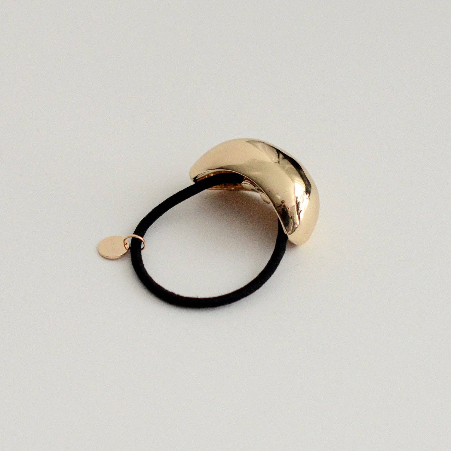 Dome Metal Hair Tie | Gold