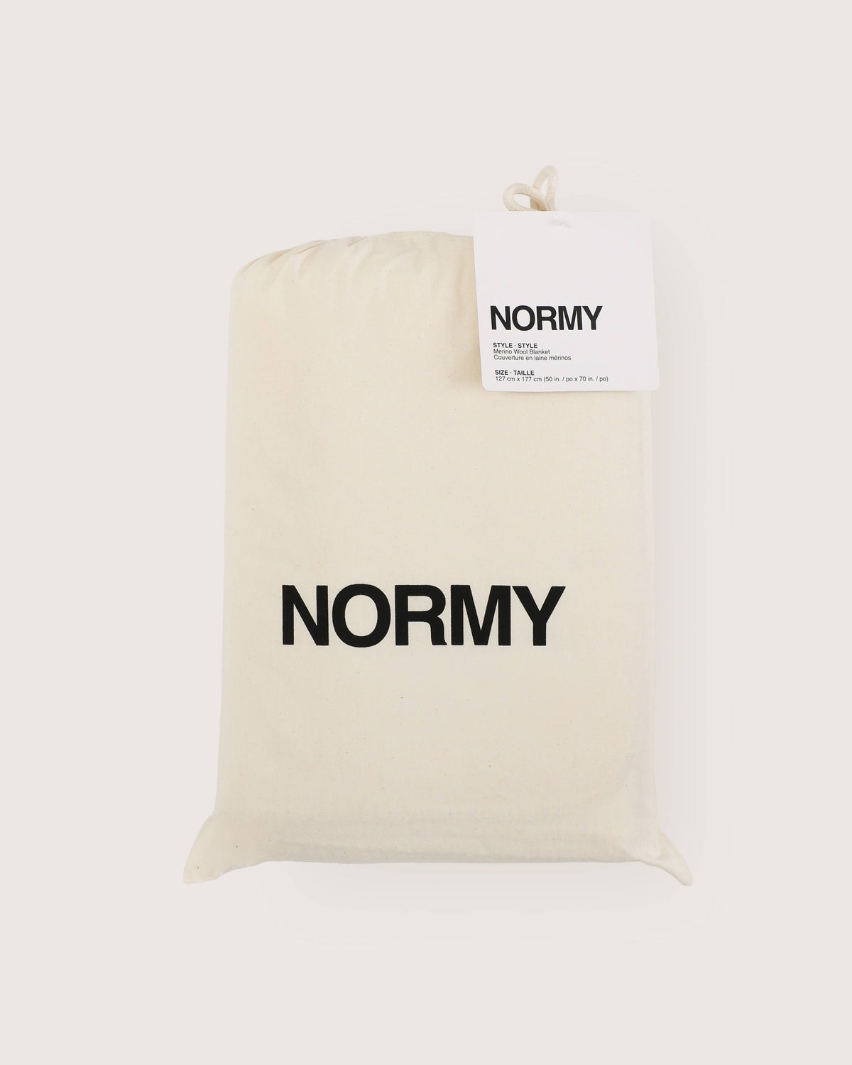 Normy | Merino Wool Blanket | Poppy