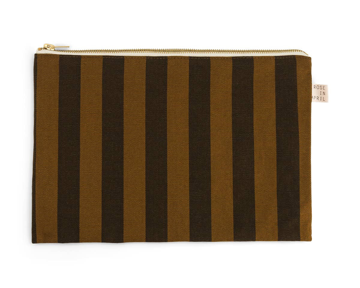 The Big Pouch | Cumin Stripe