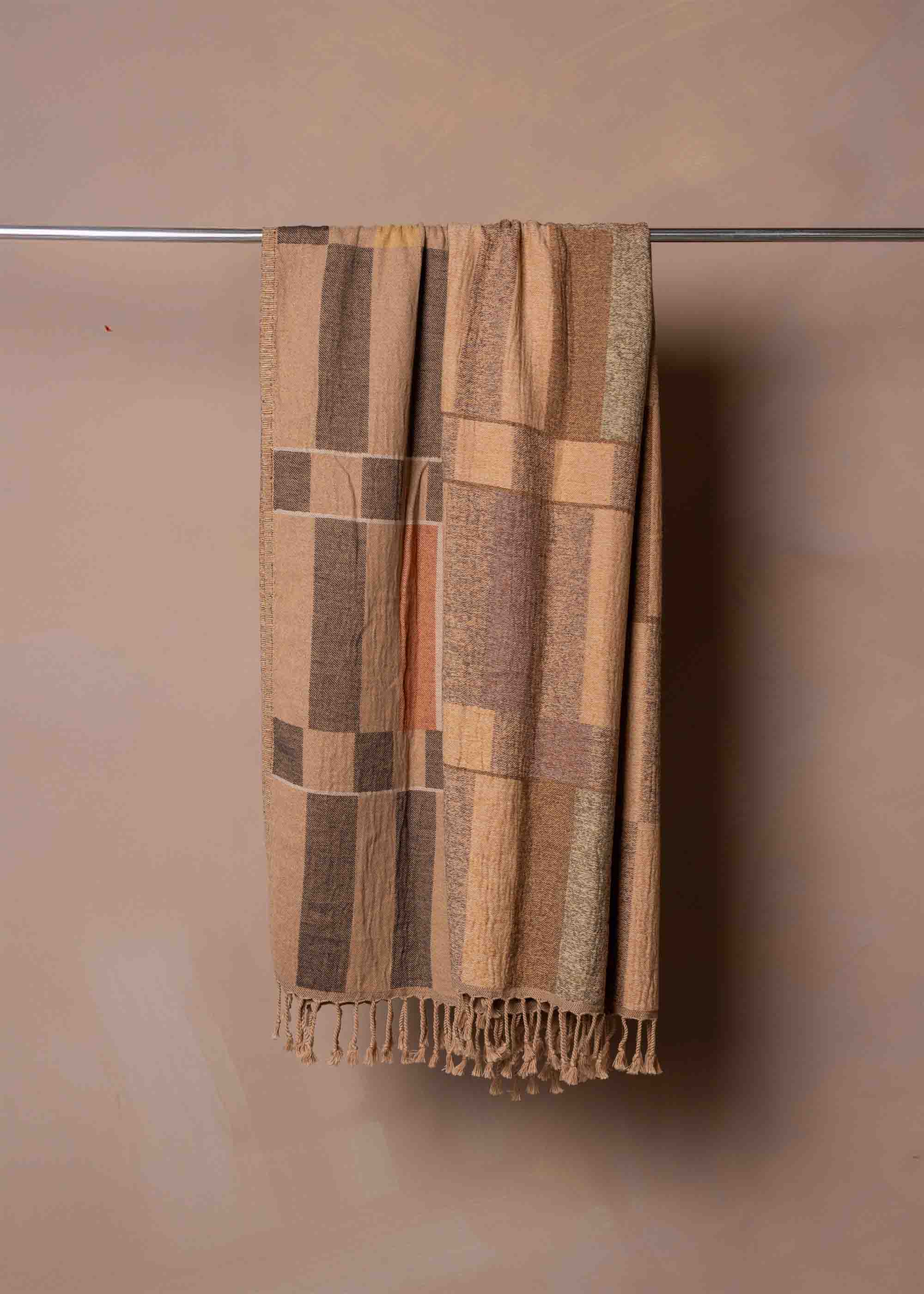 Saardé Turkish Beach Towel | Black/Terracotta