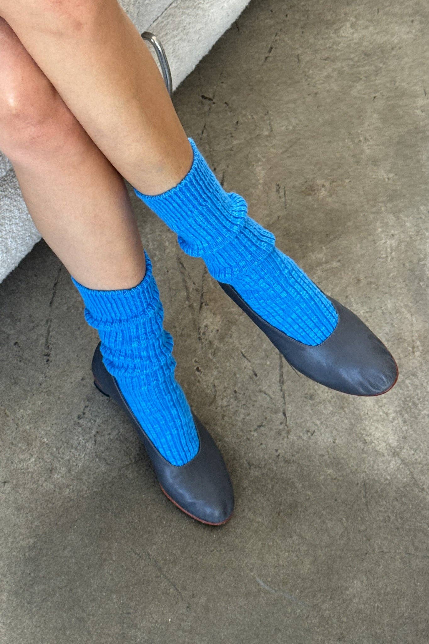 Le Bon Shoppe | Cottage Sock | Laguna Blue