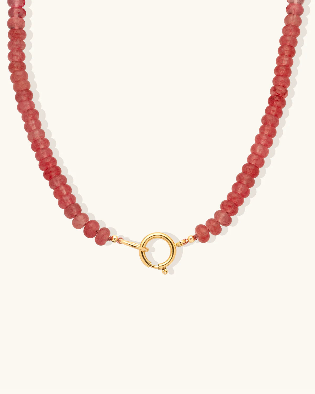 Leah Alexandra | Cherry Quartz Gemstone Necklace