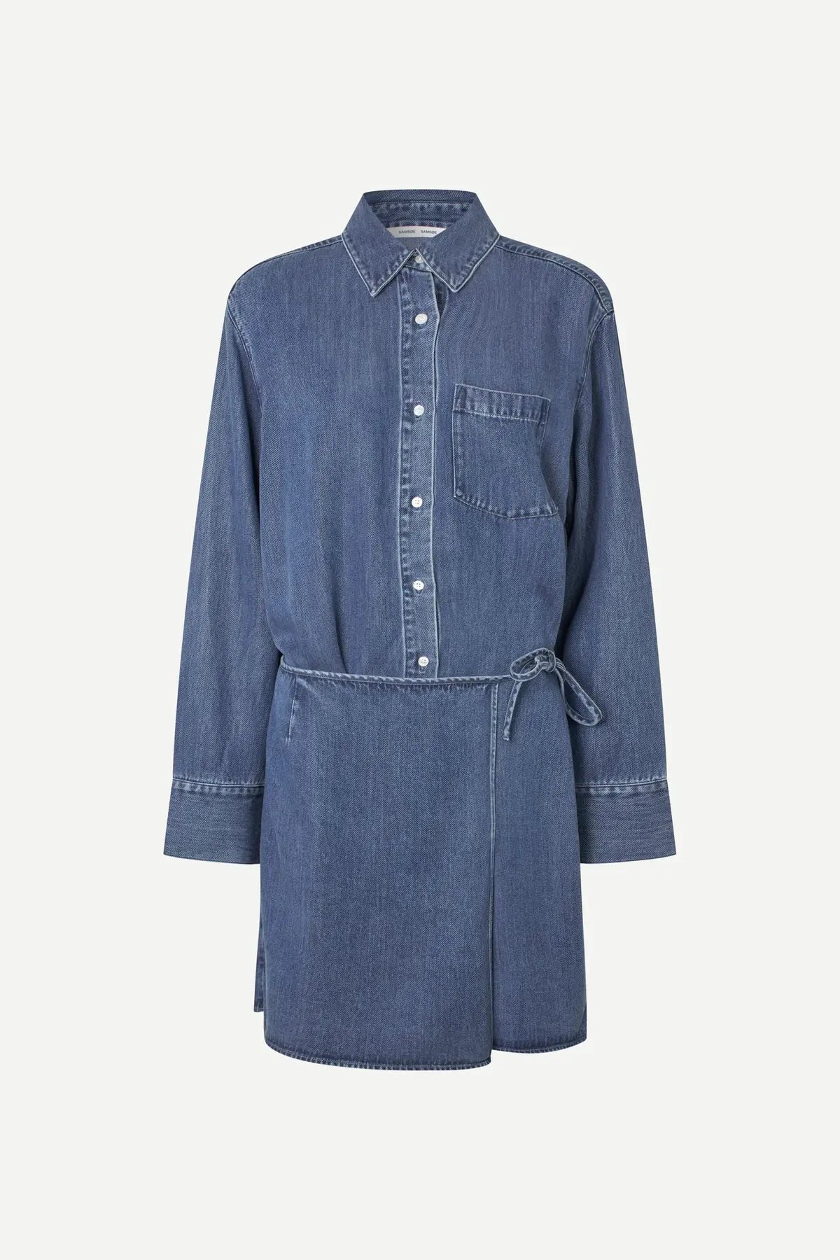 Samsoe Samsoe | Sasky Wrap Dress | Denim