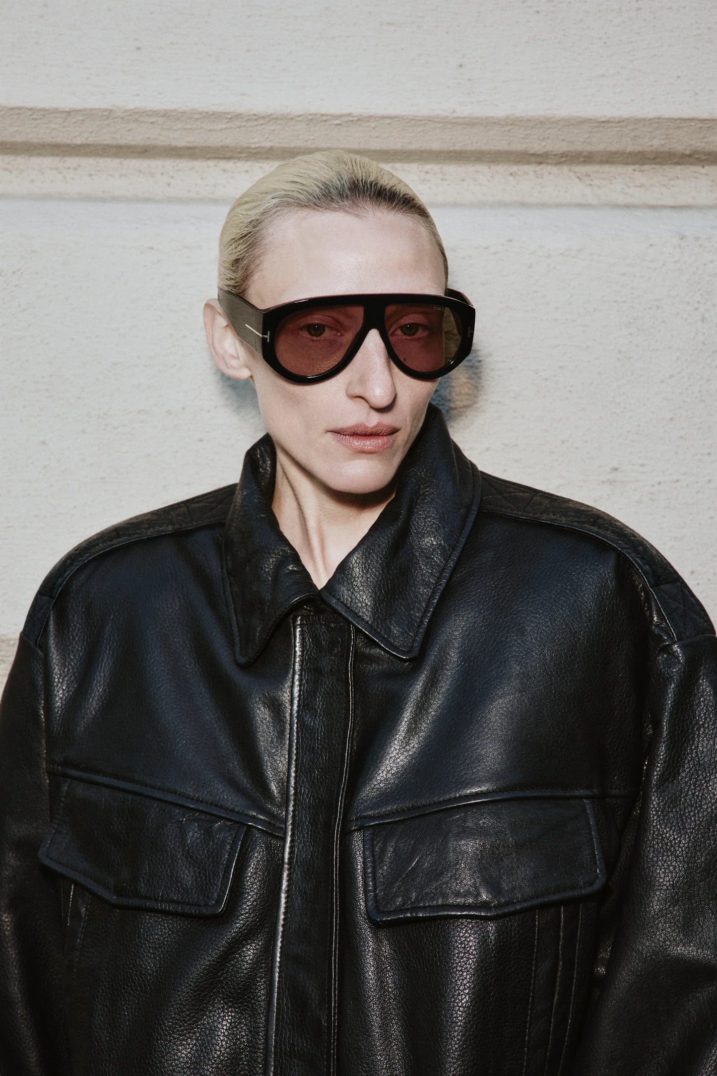 Lamarque Leather Bomber | Black