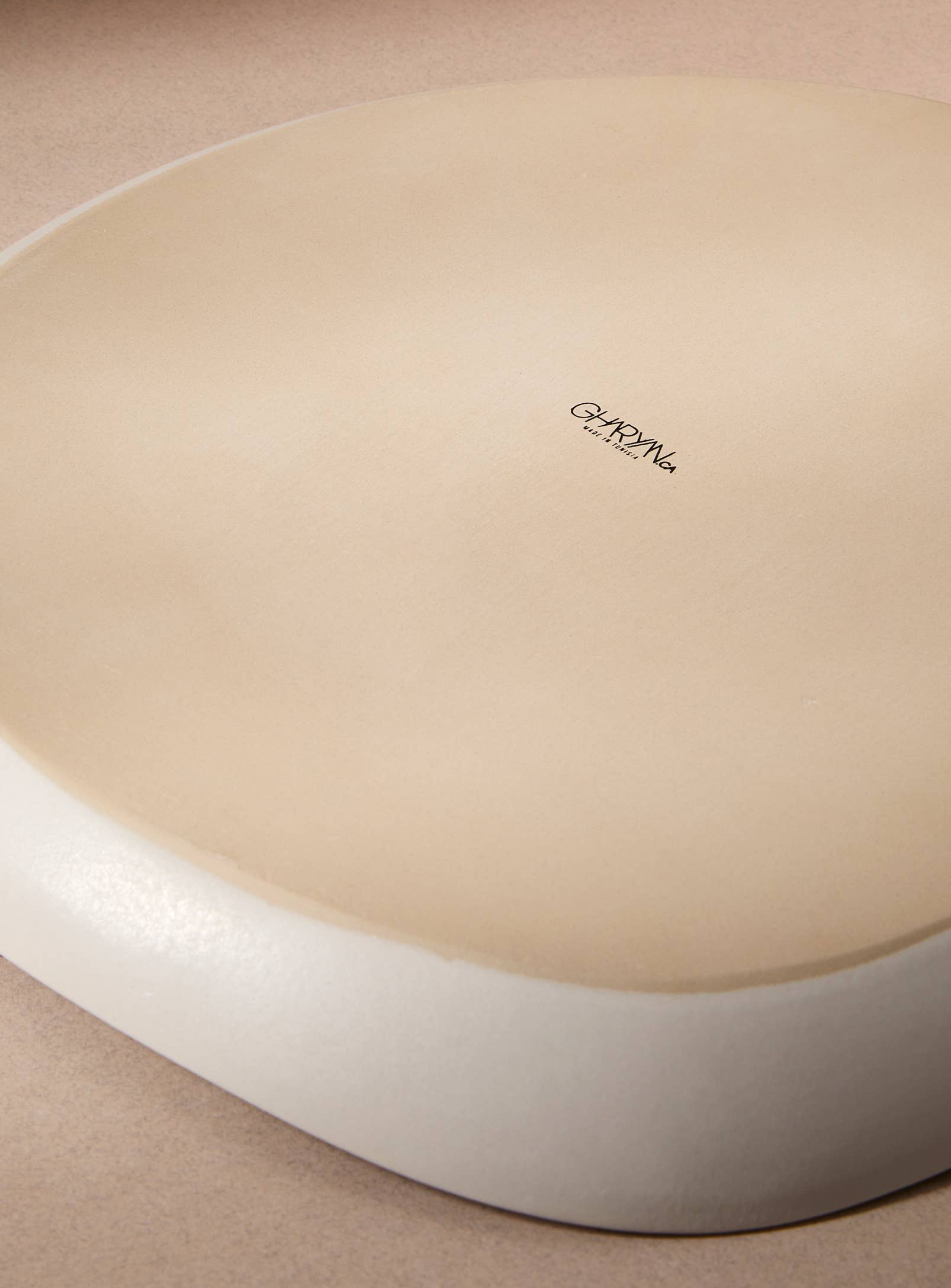Large Serving Platter | Matte White
