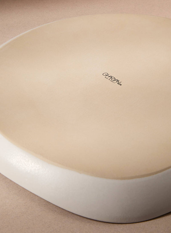 Large Serving Platter | Matte White