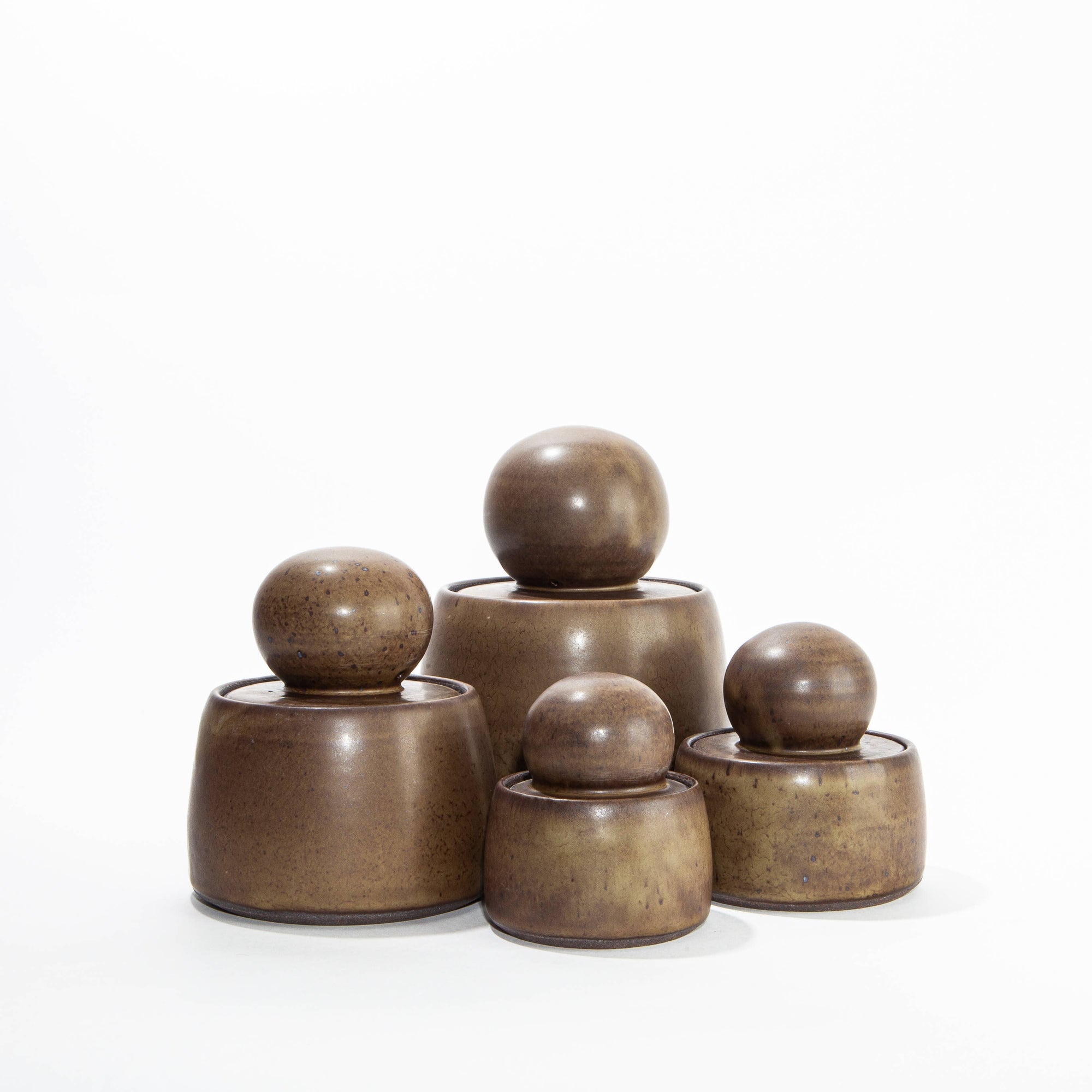 MH Ceramics Stash Jar | Olive Brown NEW
