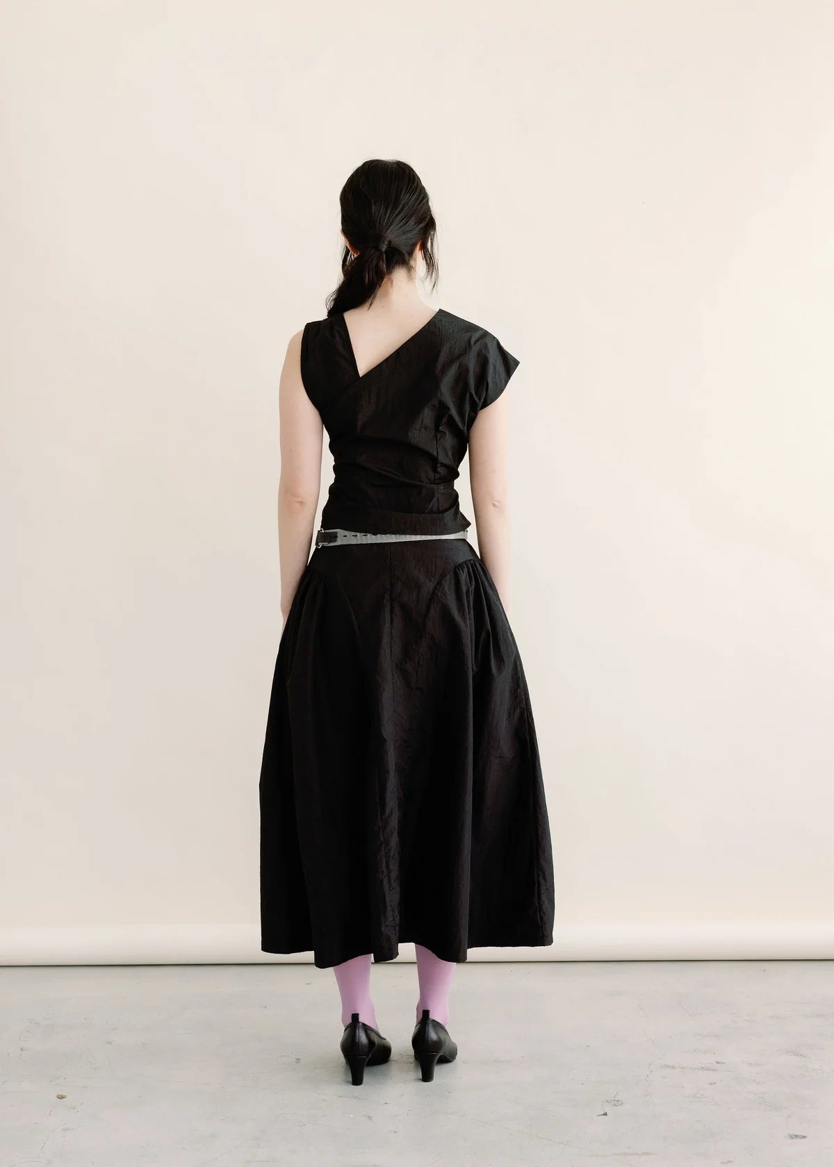 A Bronze Age | Arc Skirt| Black Taffeta