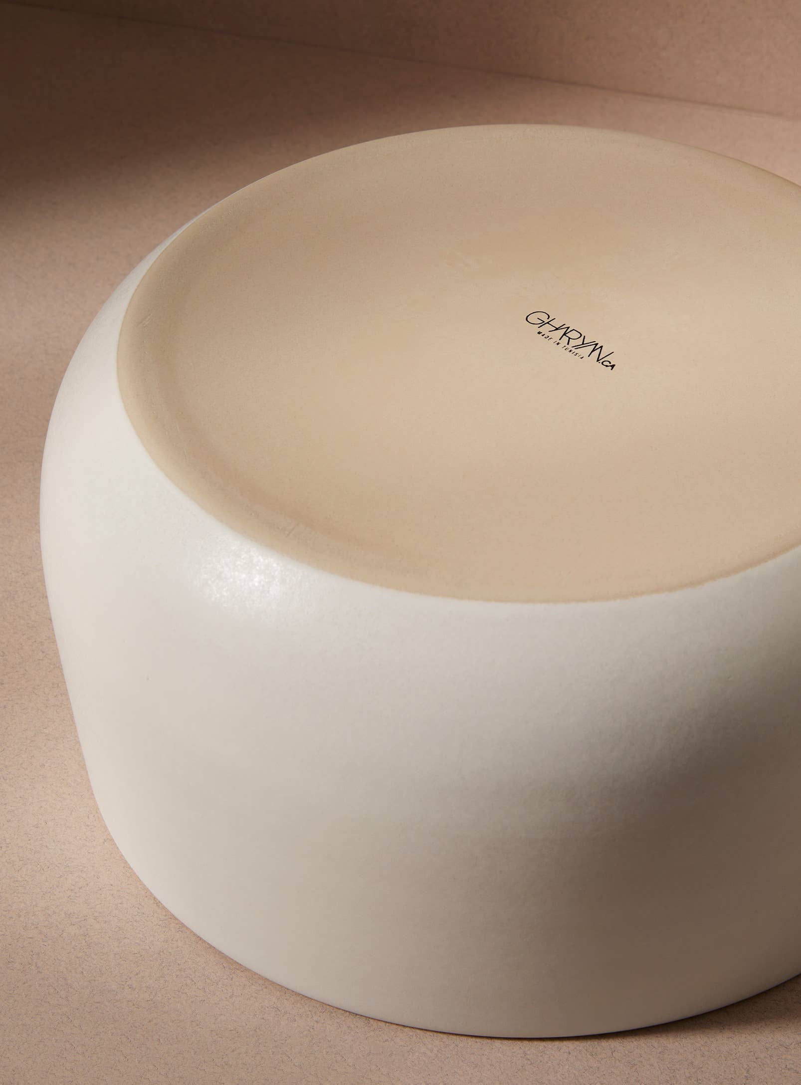 Deep Stoneware Serving Bowl | Matte White