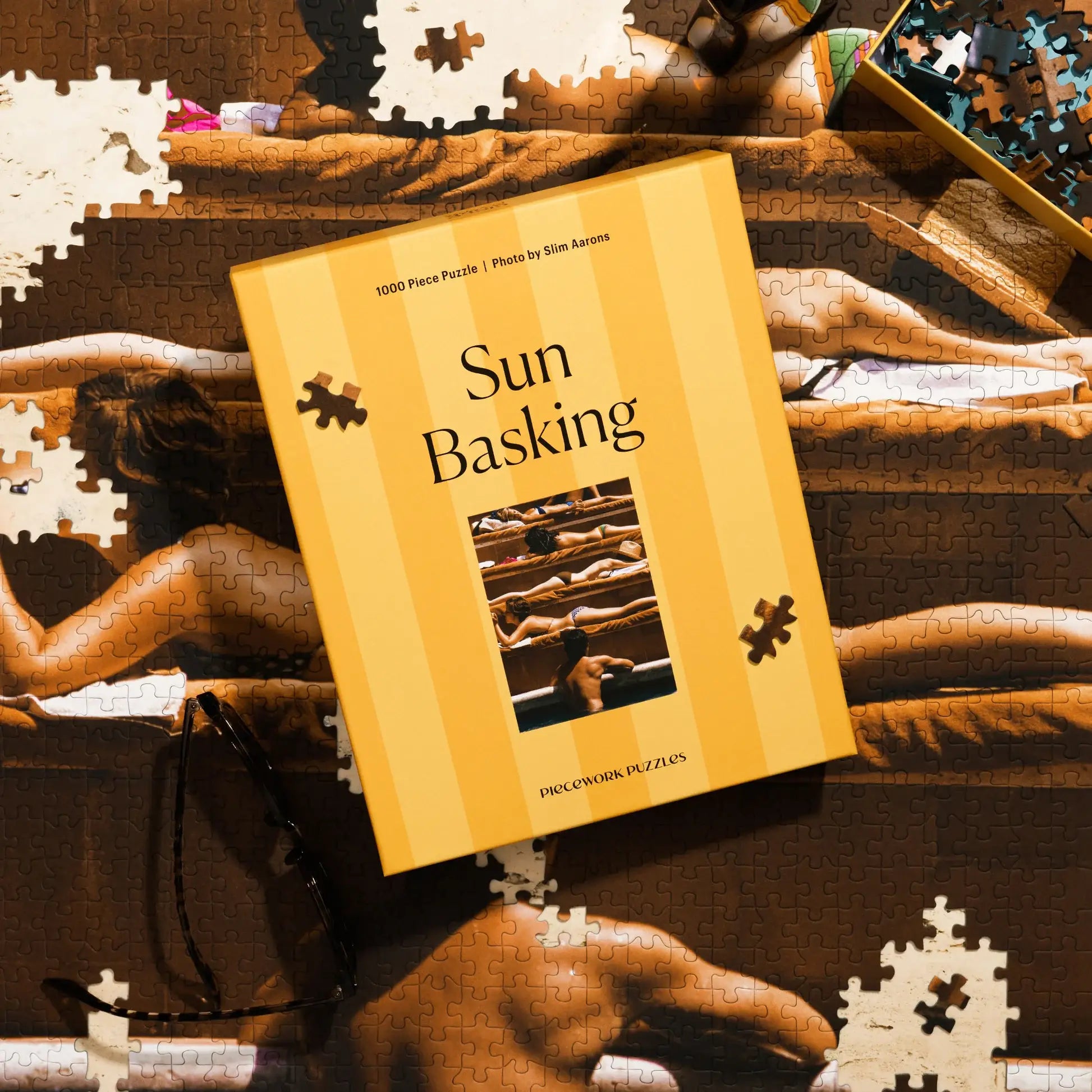 Piecework Puzzle | Slim Aarons Sun Basking