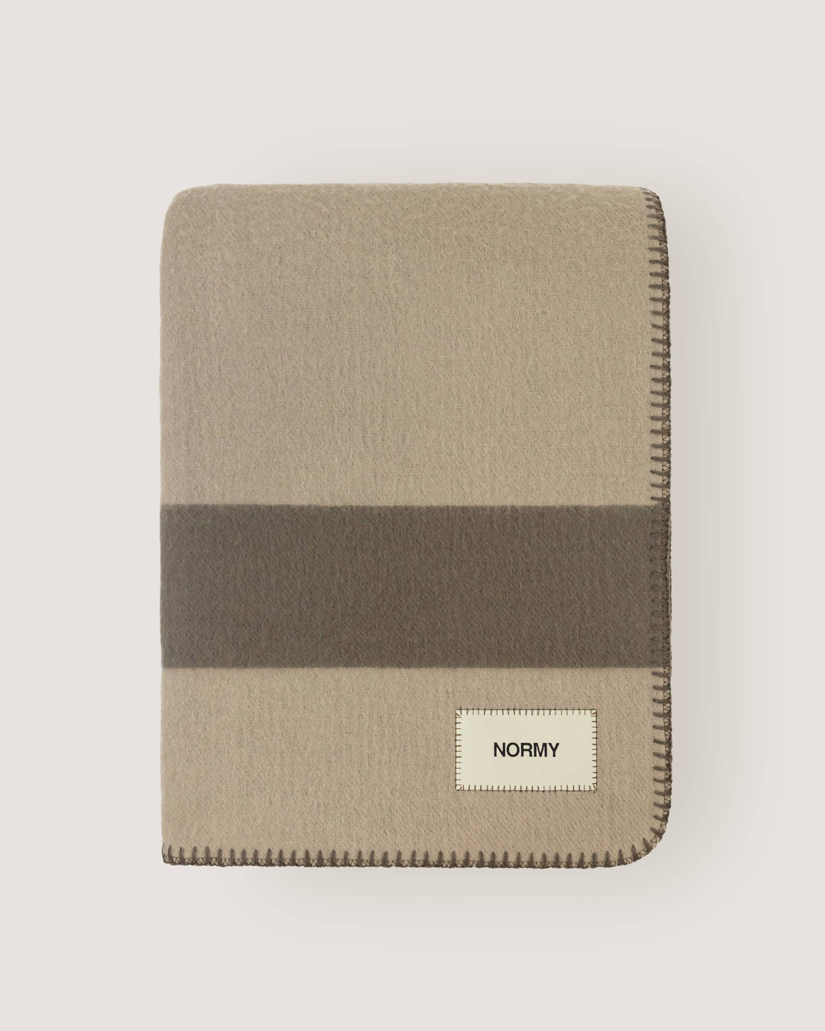 Normy | Merino Wool Blanket | Clay/Fungi