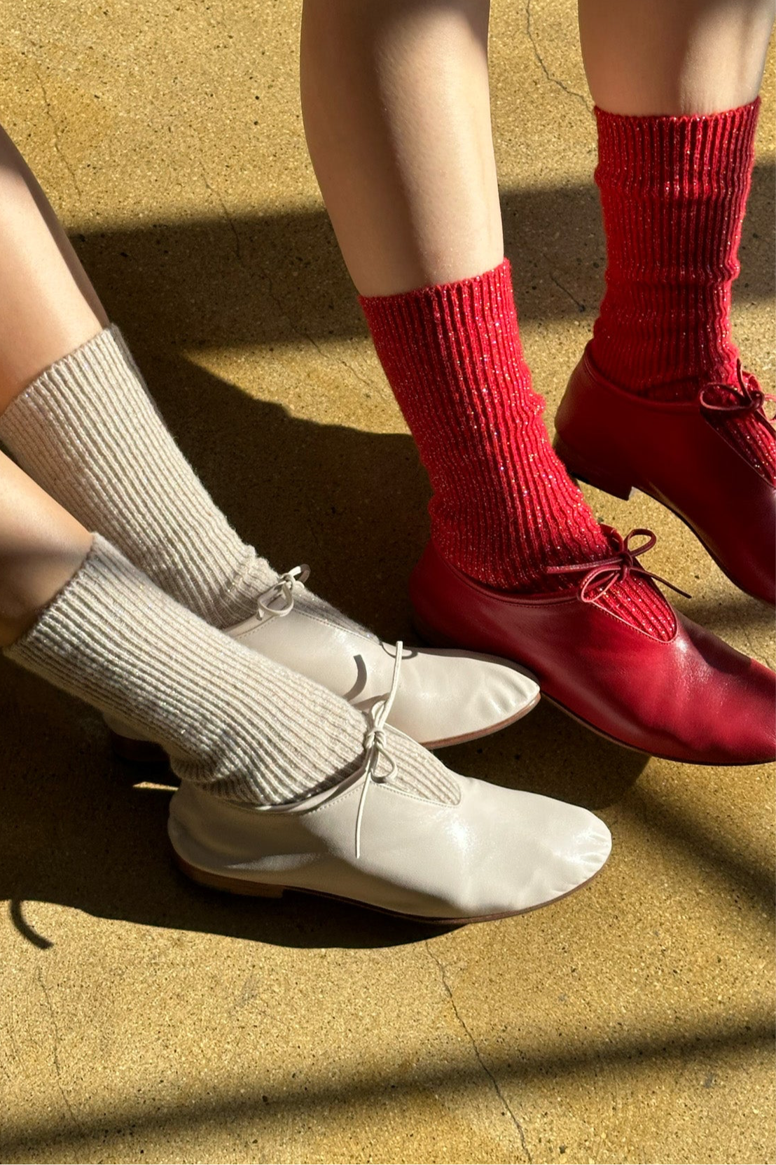 Le Bon Shoppe | Winter Sparkle Socks | Nutmeg
