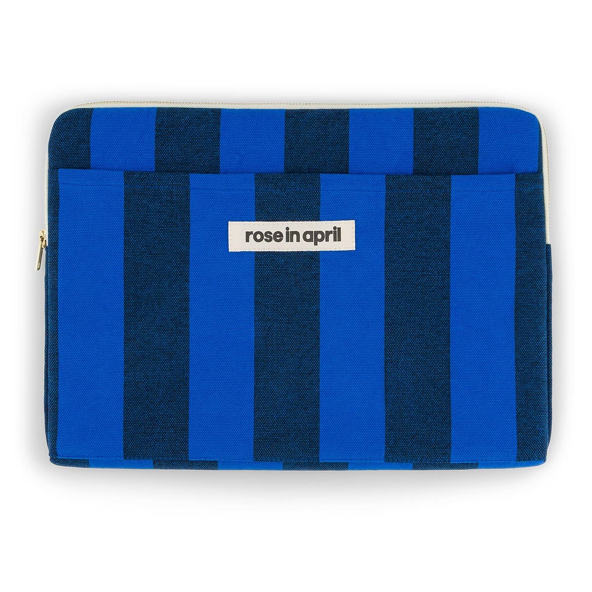 The Laptop Sleeve | Night Blue Big Stripe
