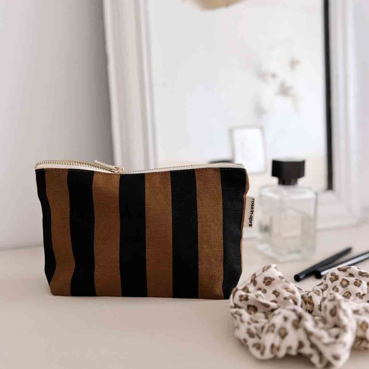 The Midi Pouch | Cumin Stripe