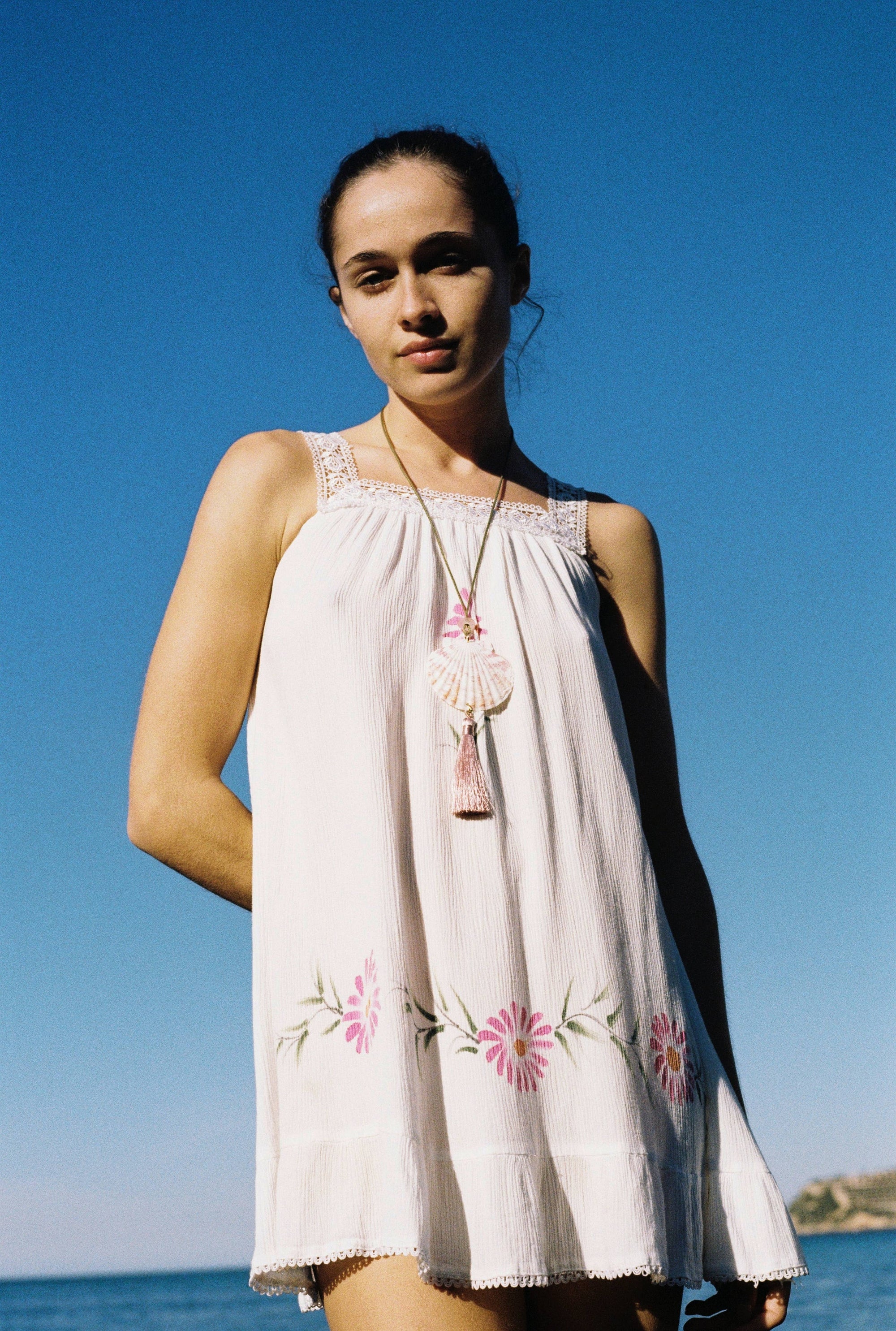 SC collection | Hazel Shell Tassel  Necklace