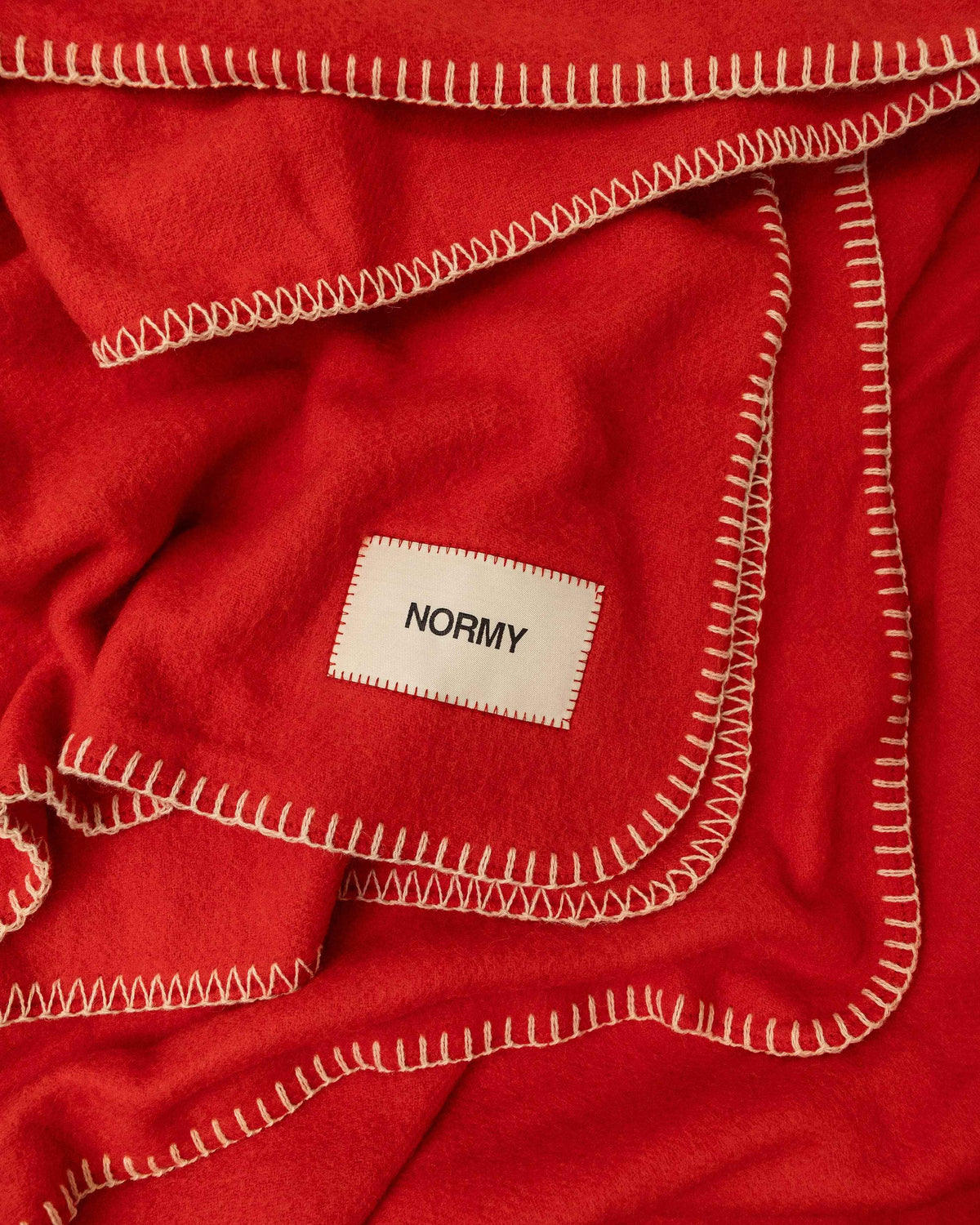 Normy | Merino Wool Blanket | Poppy