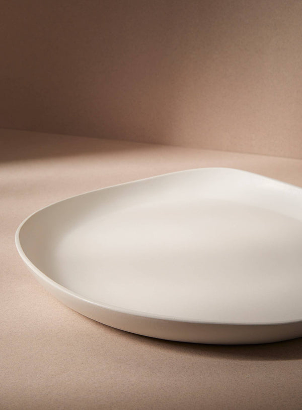 Large Serving Platter | Matte White
