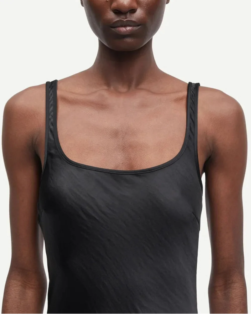 Samsoe Samsoe | Sunna Satin Dress | Black