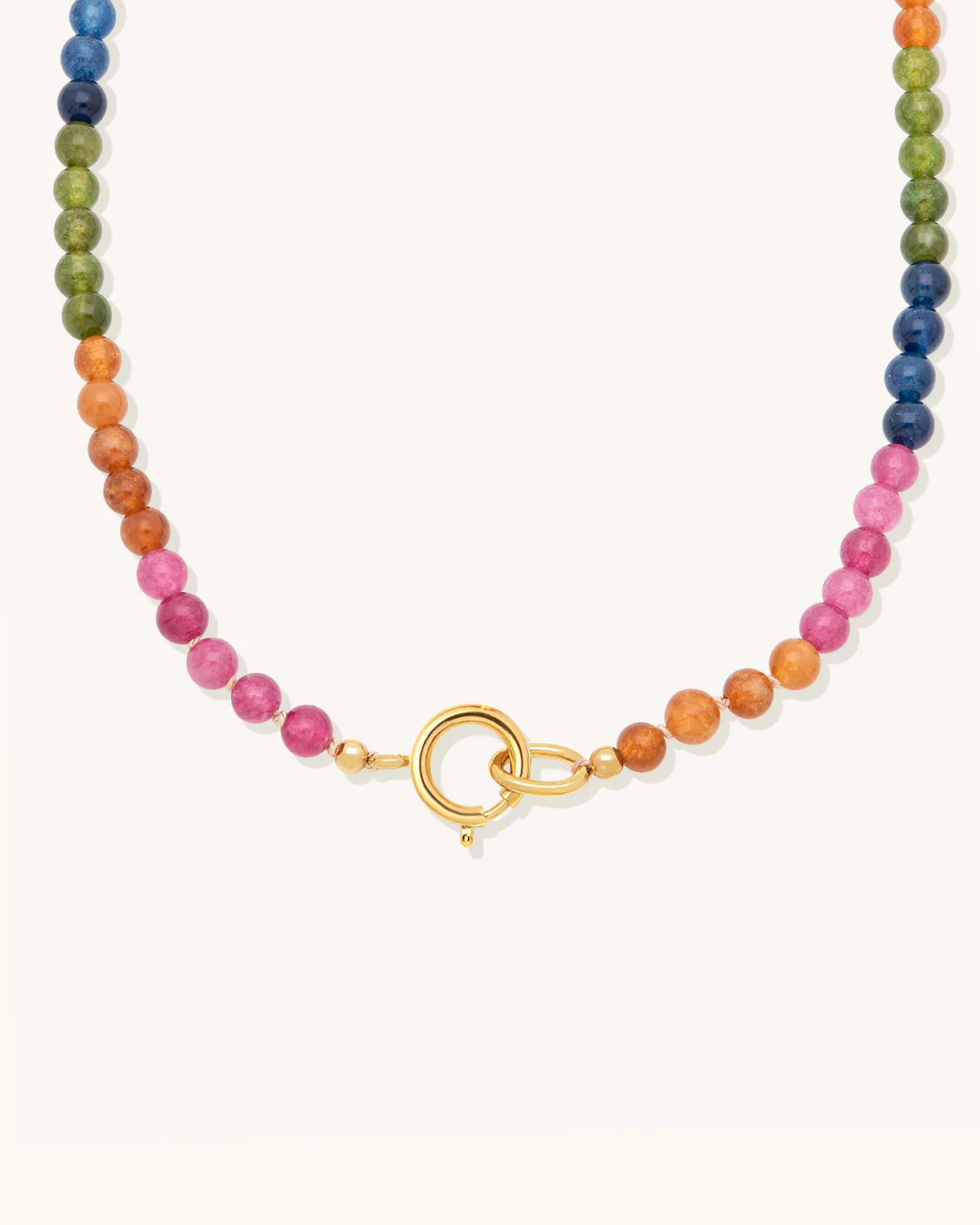 Leah Alexandra | Rainbow Jade Gemstone Necklace
